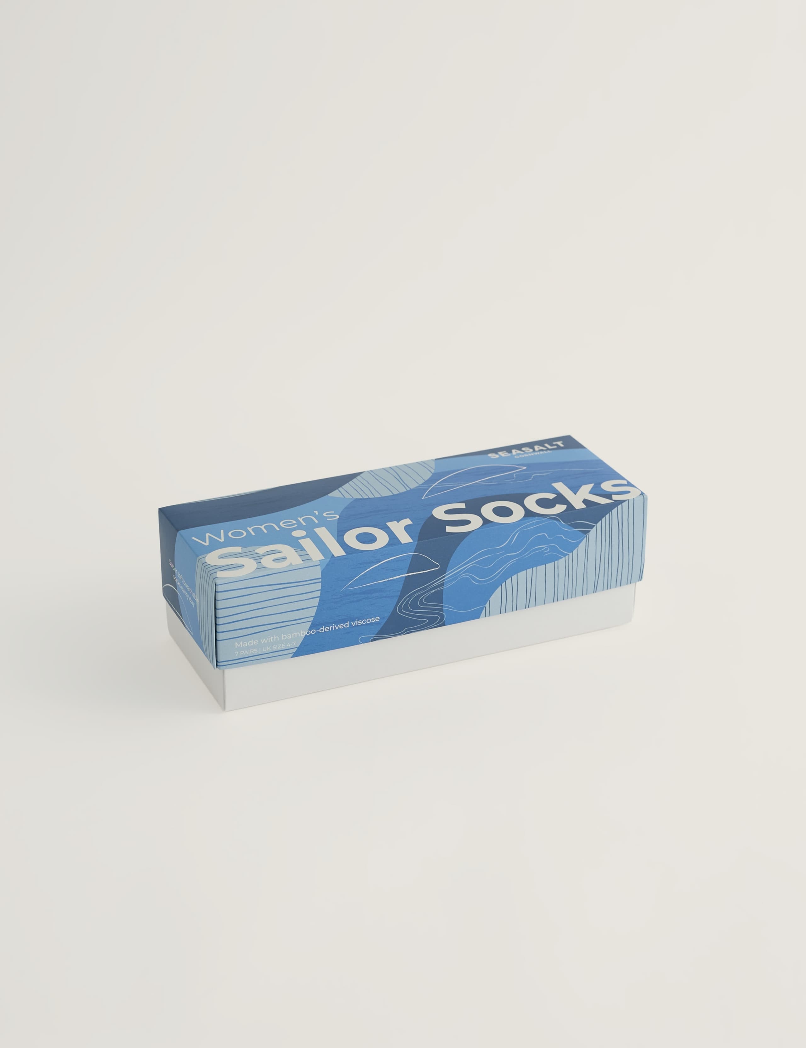7 Pack Patterned Ankle High Socks 3 of 3