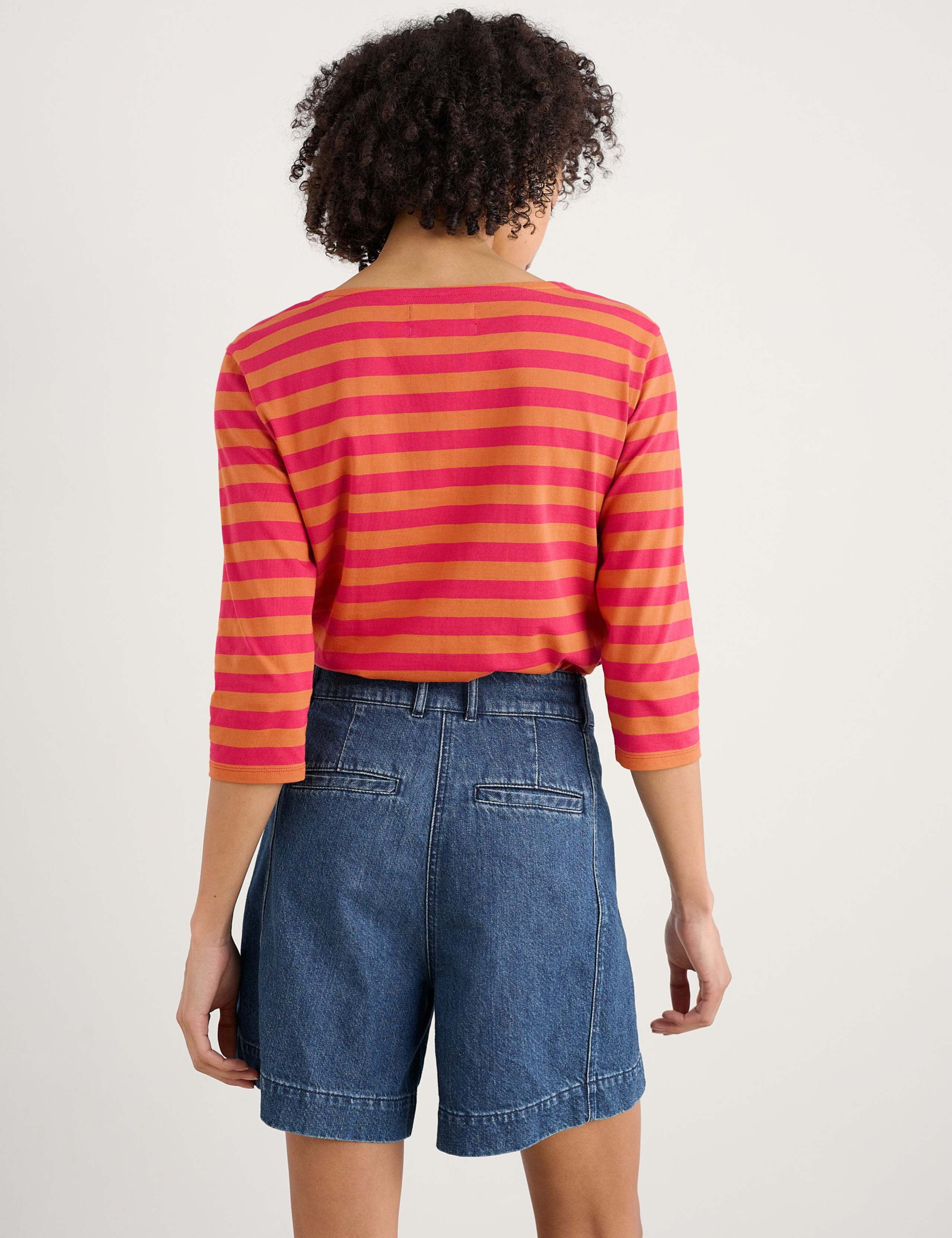 Pure Cotton Striped Top 3 of 5