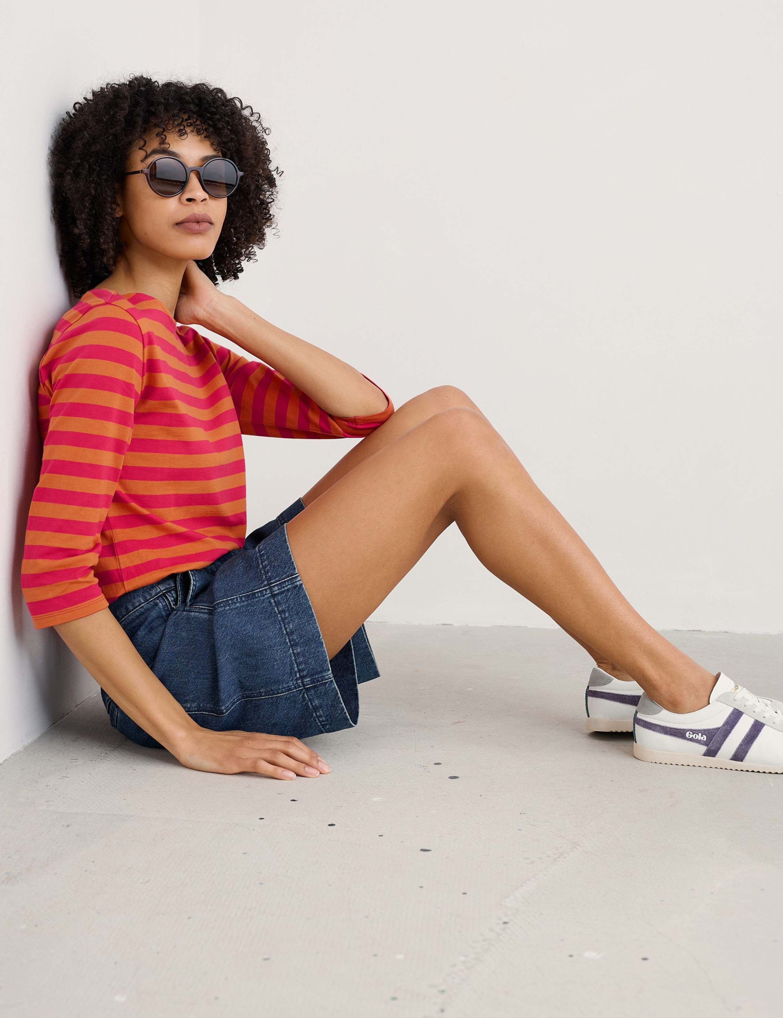Pure Cotton Striped Top 4 of 5