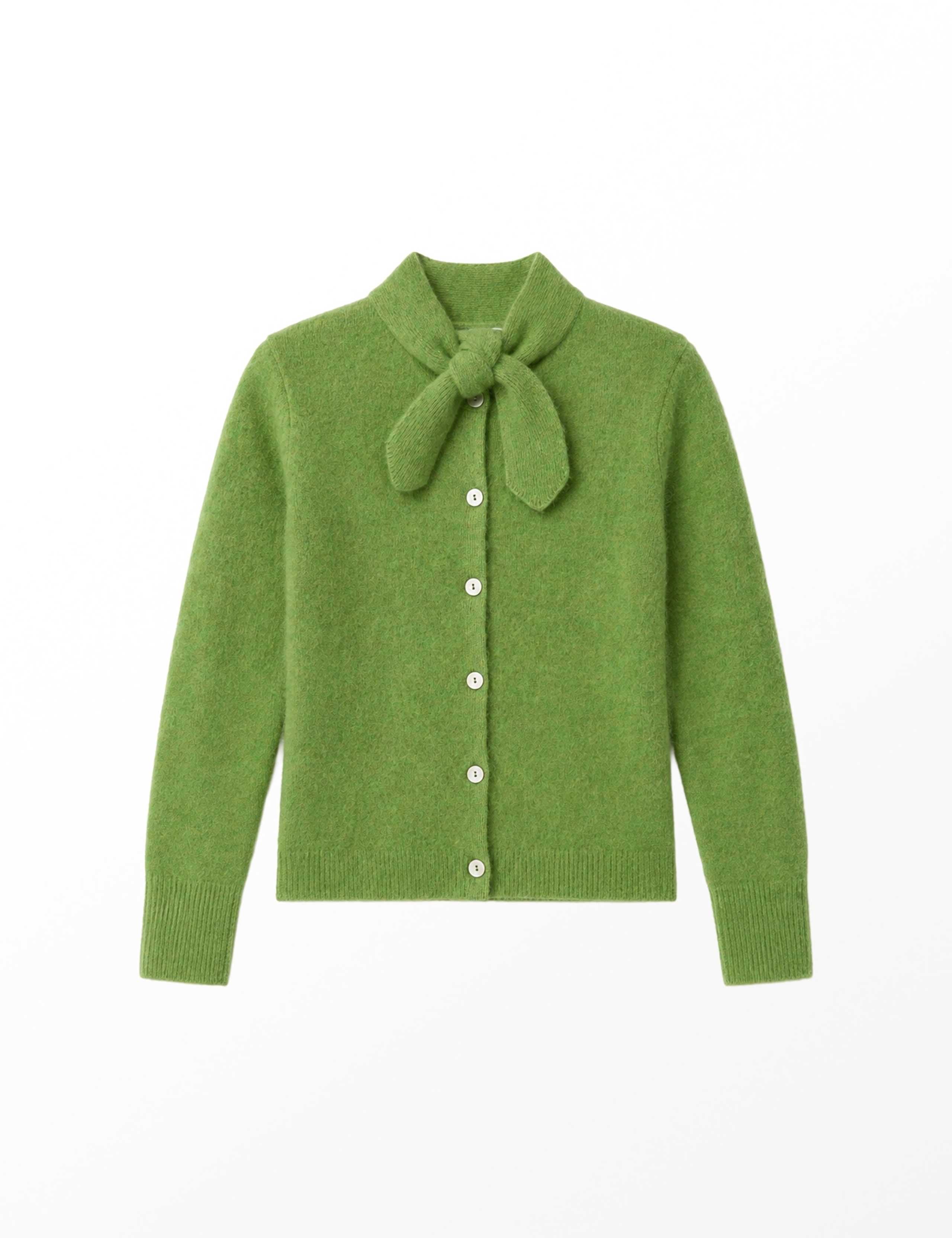 Wool Blend Cropped Cardigan 5 of 7
