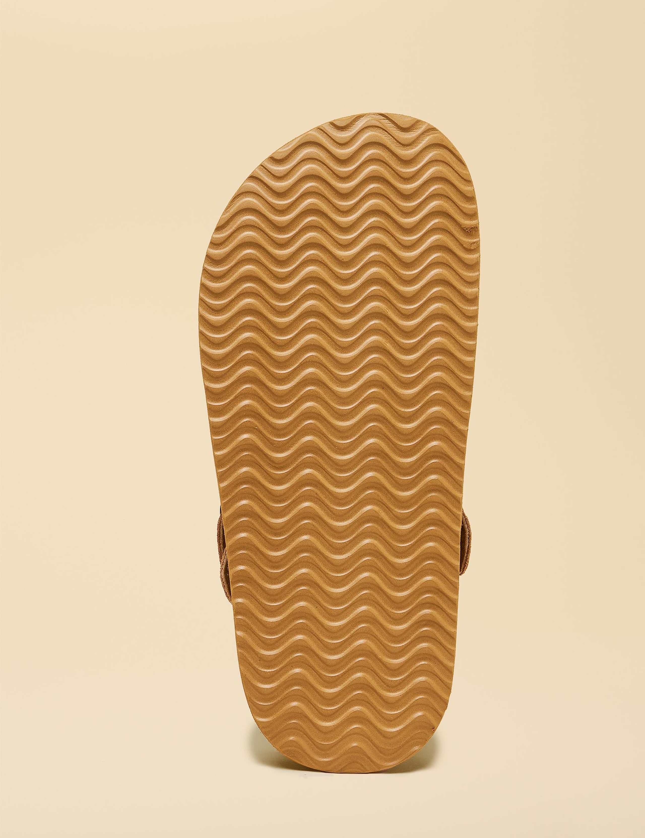 Suede Buckle Round Toe Mule Slippers 5 of 6