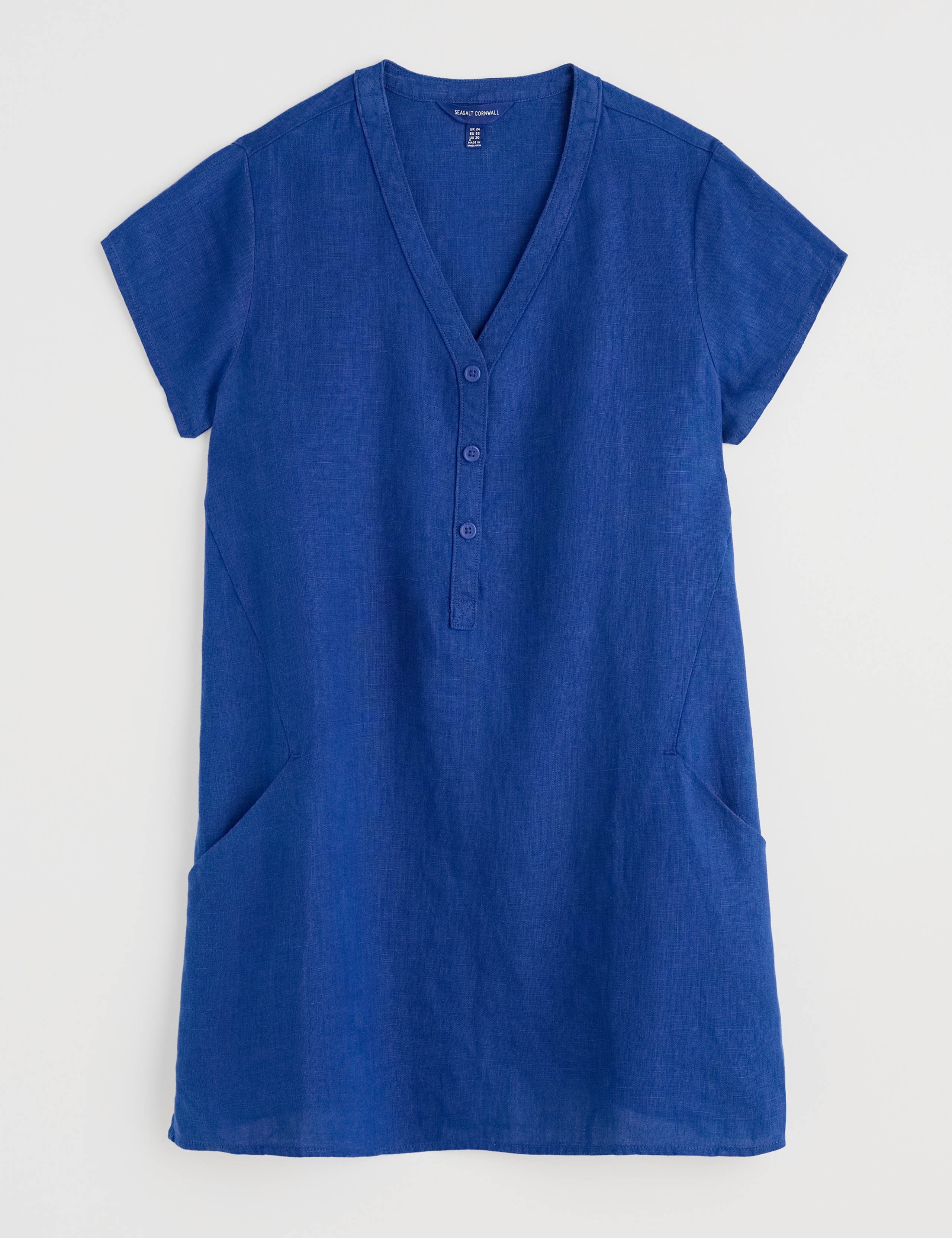 Pure Linen V-Neck Tunic 2 of 4