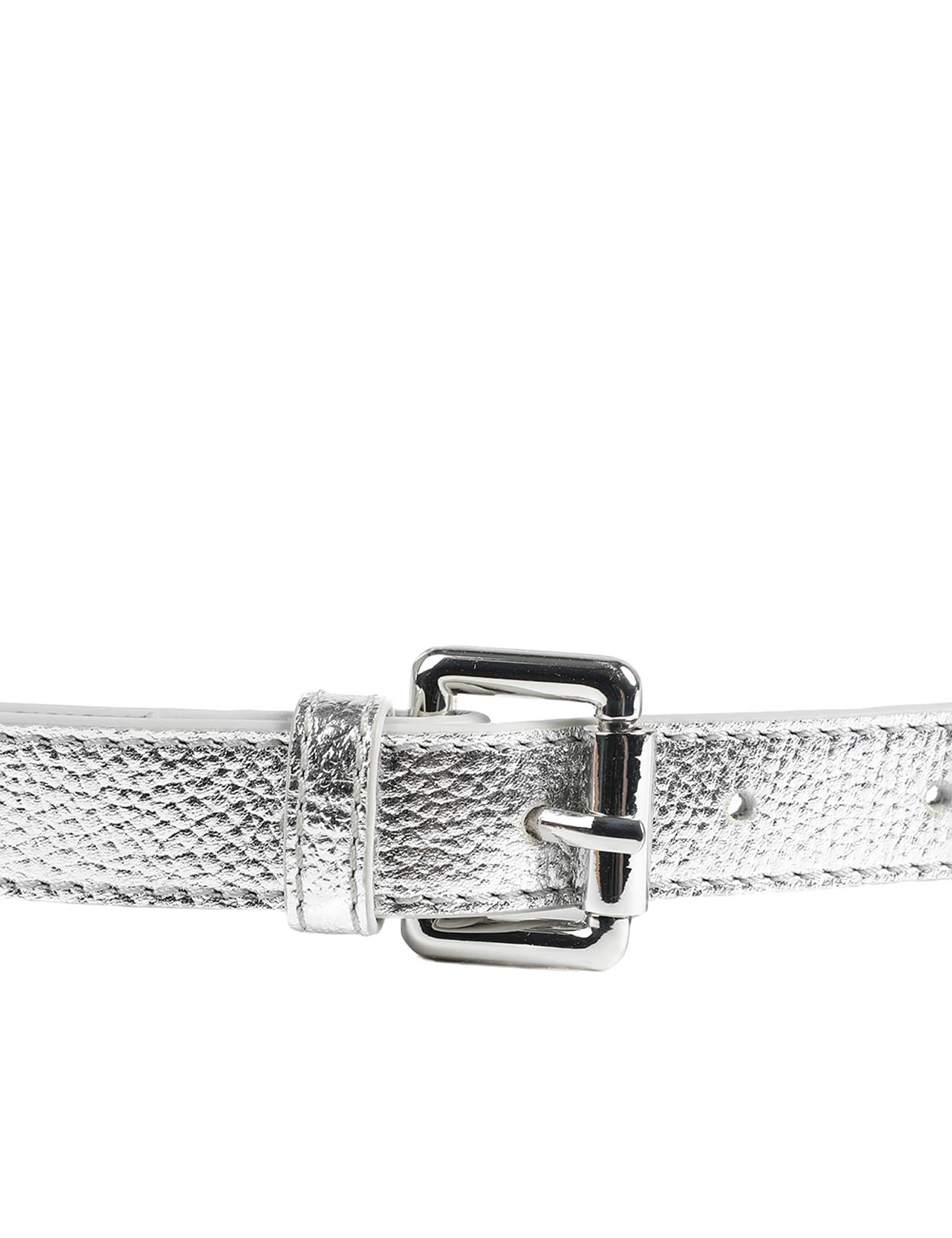 Leather Metallic Cross Body Bag 5 of 6