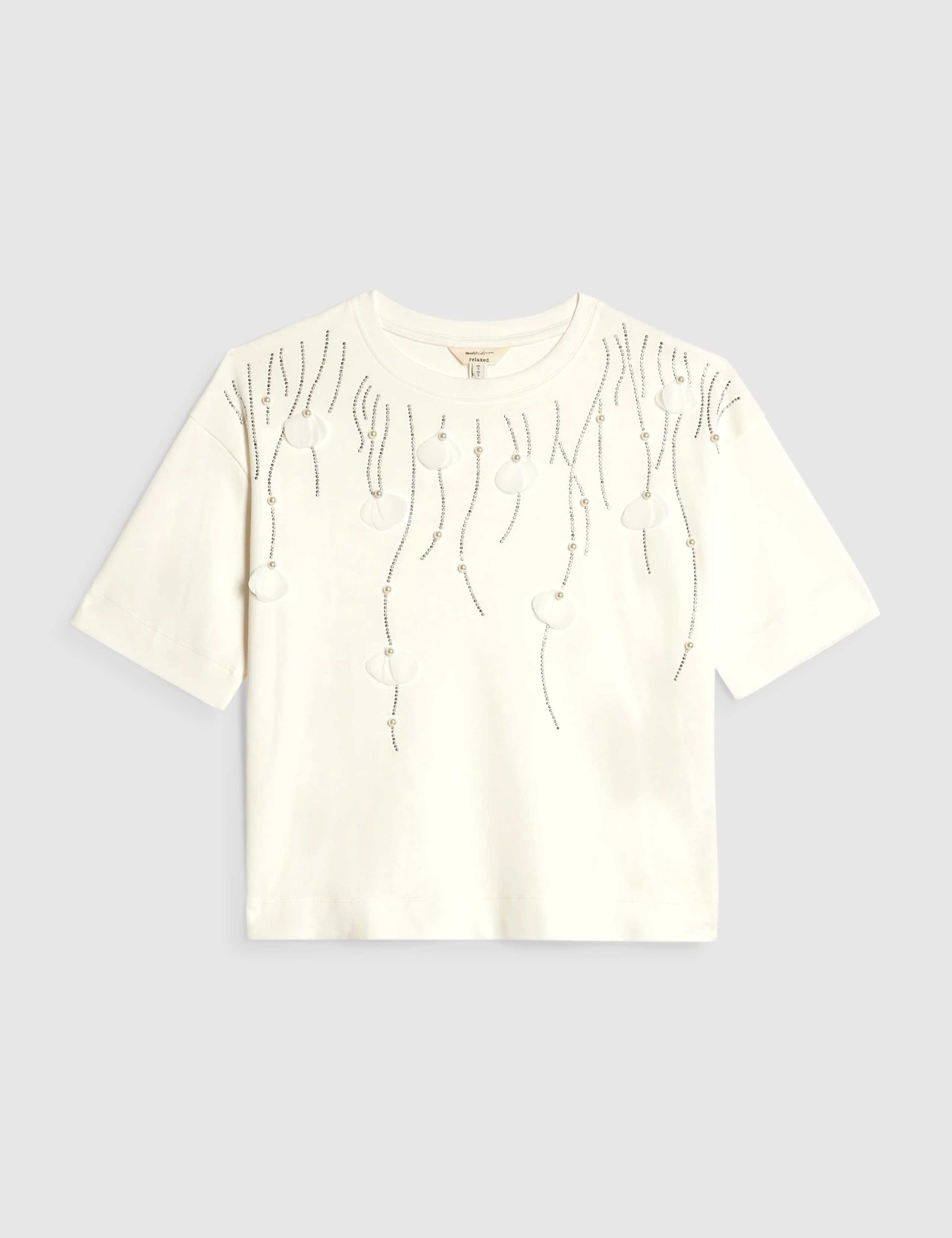 Pure Cotton Embellished T-Shirt 3 of 6