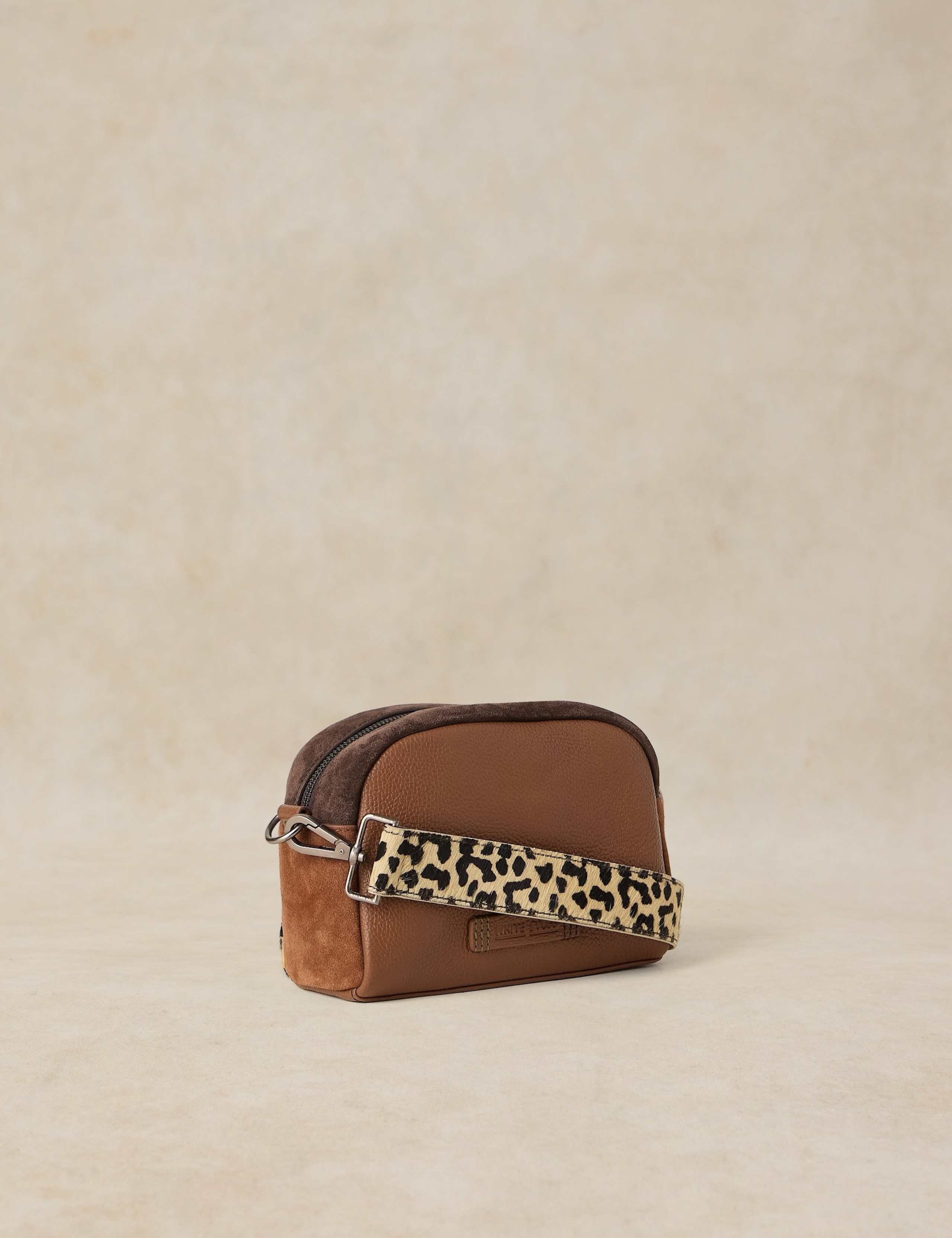 Leopard Print Leather Cross Body Bag 3 of 4