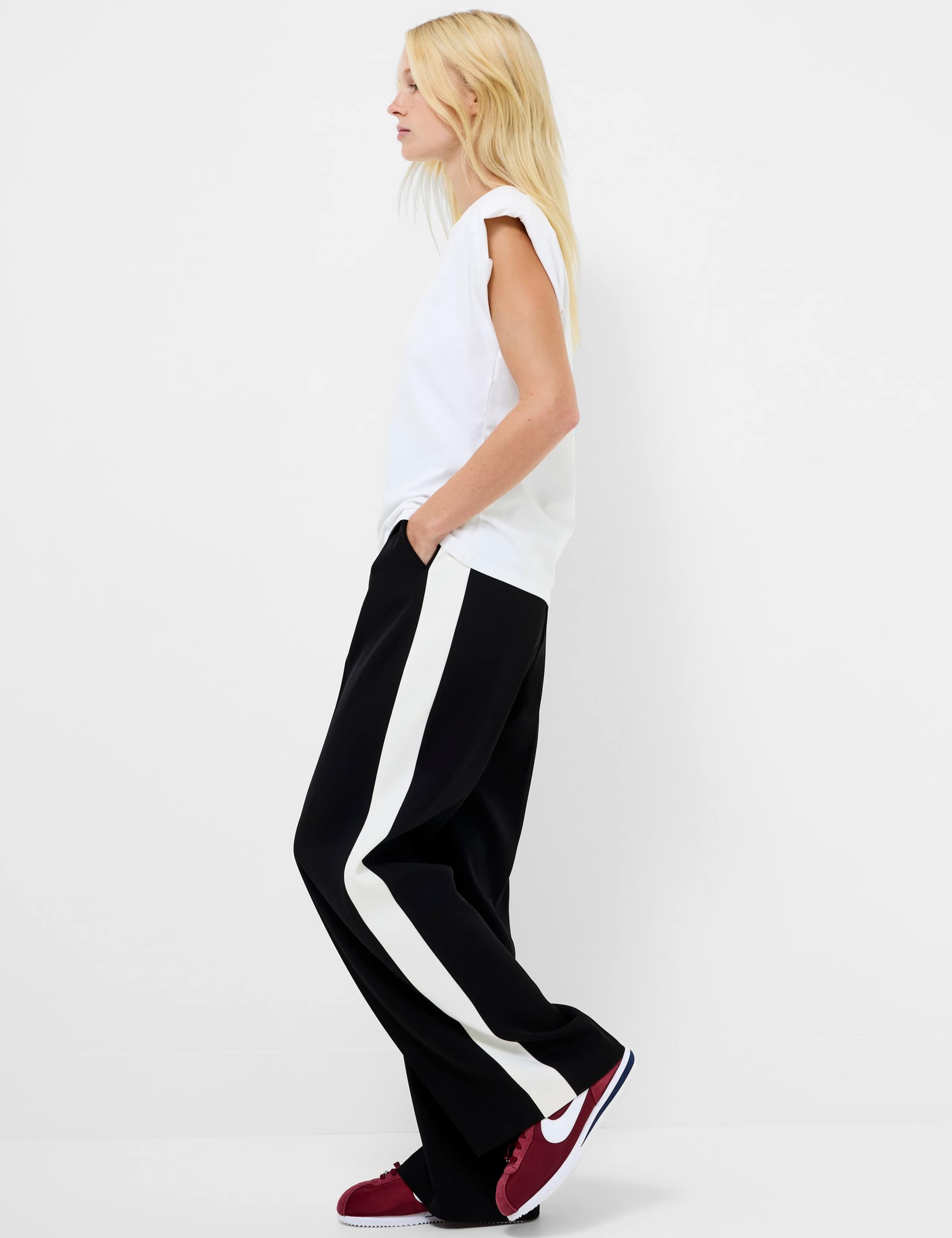 Side Stripe Straight Leg Trousers 3 of 3