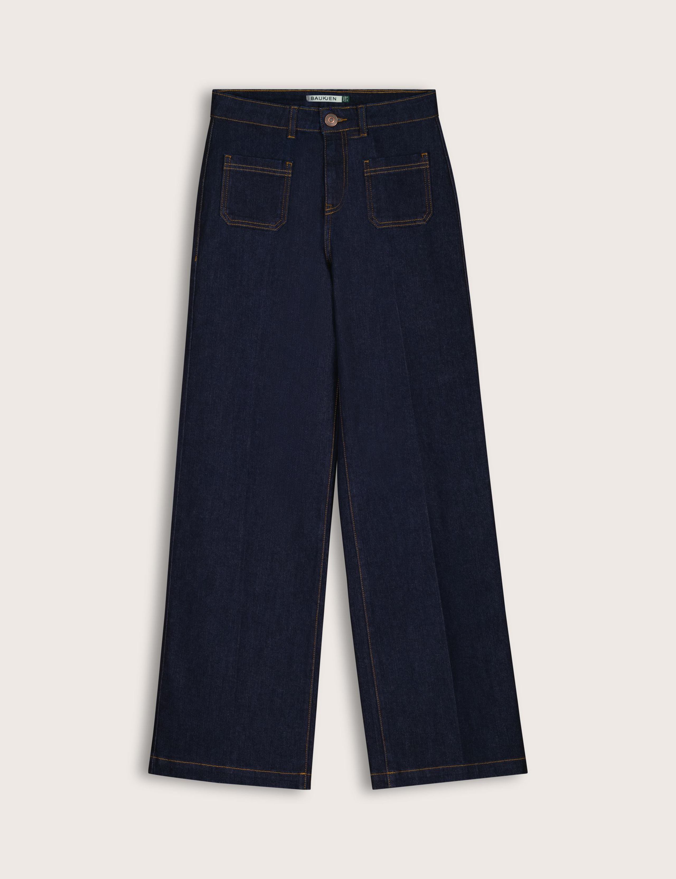 Cotton Rich High Waisted Wide Leg Jeans 2 of 7