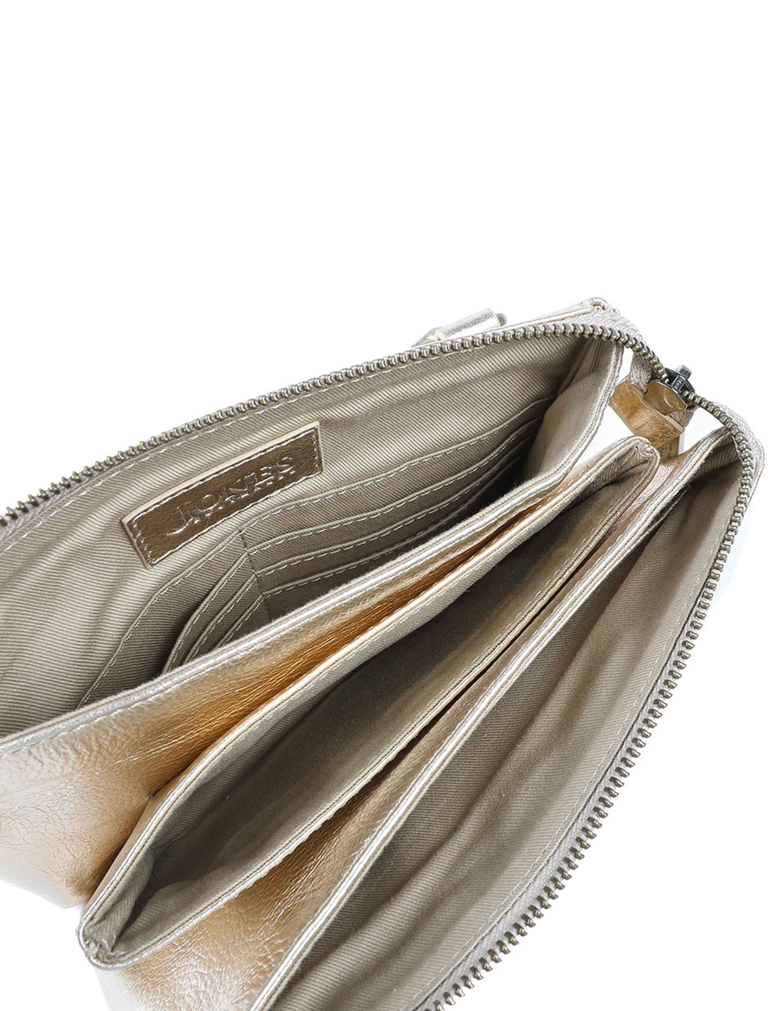 Leather Metallic Shoulder Bag 7 of 7