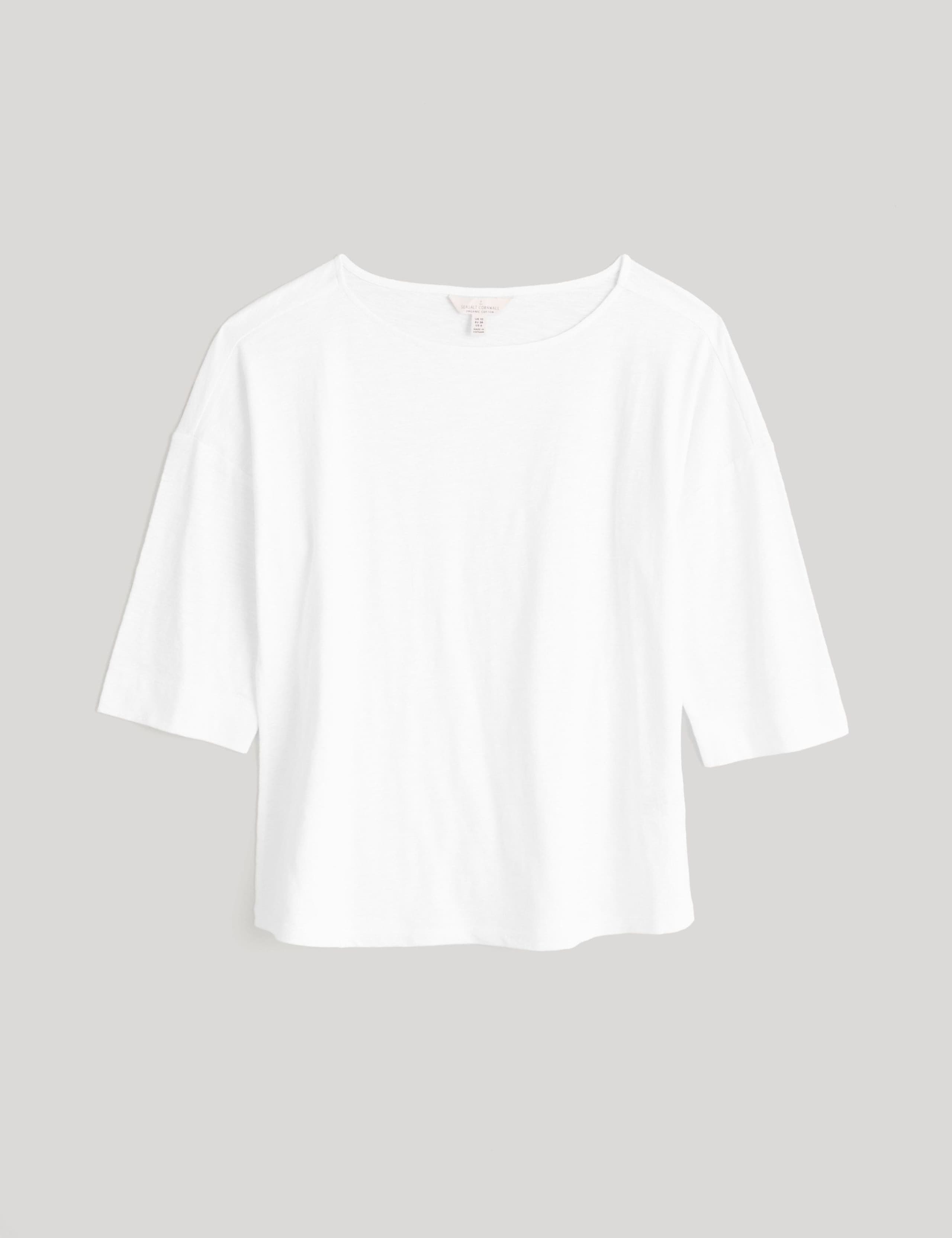 Pure Cotton Slash Neck Top 2 of 5