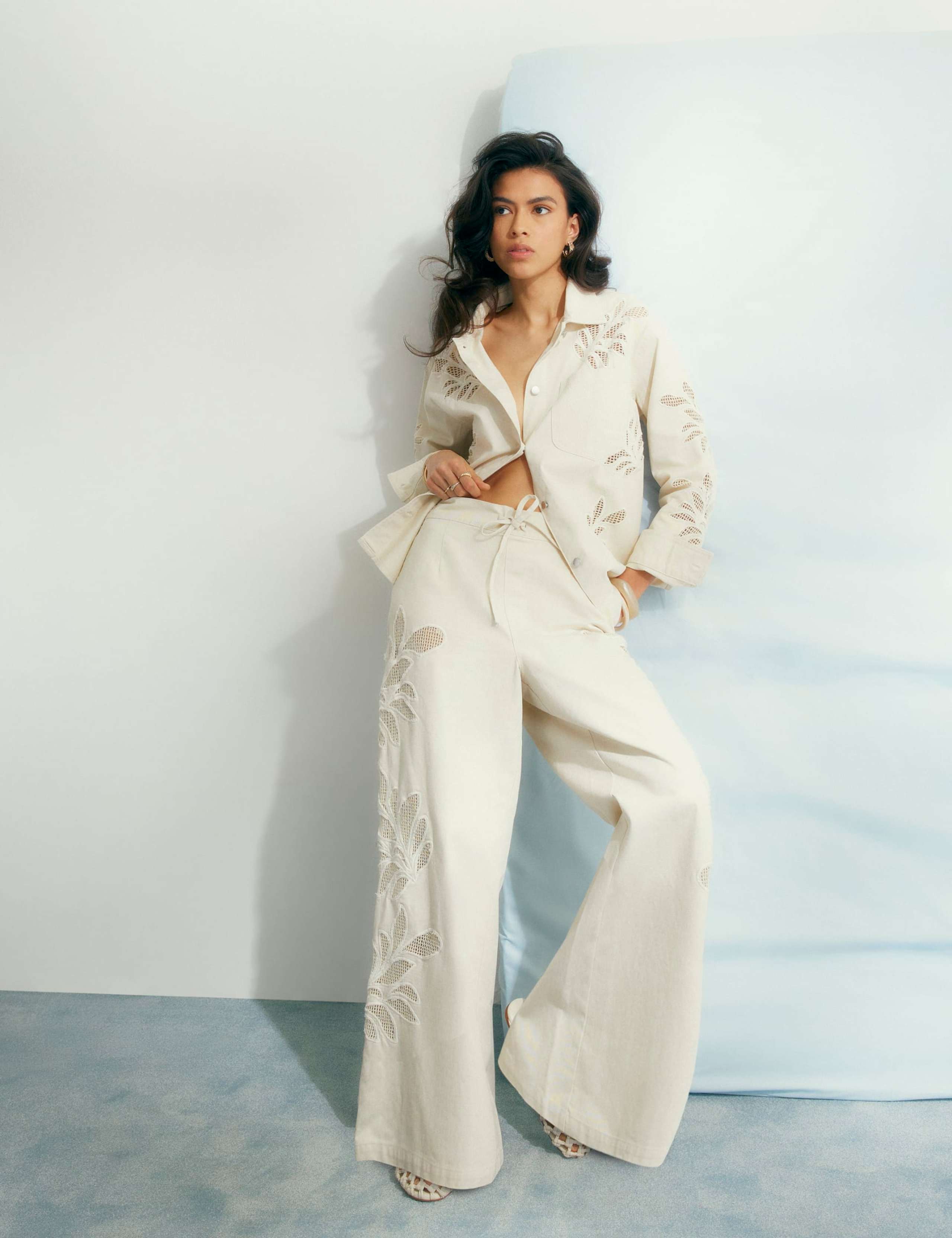 Pure Cotton Embroidered Shirt 2 of 4