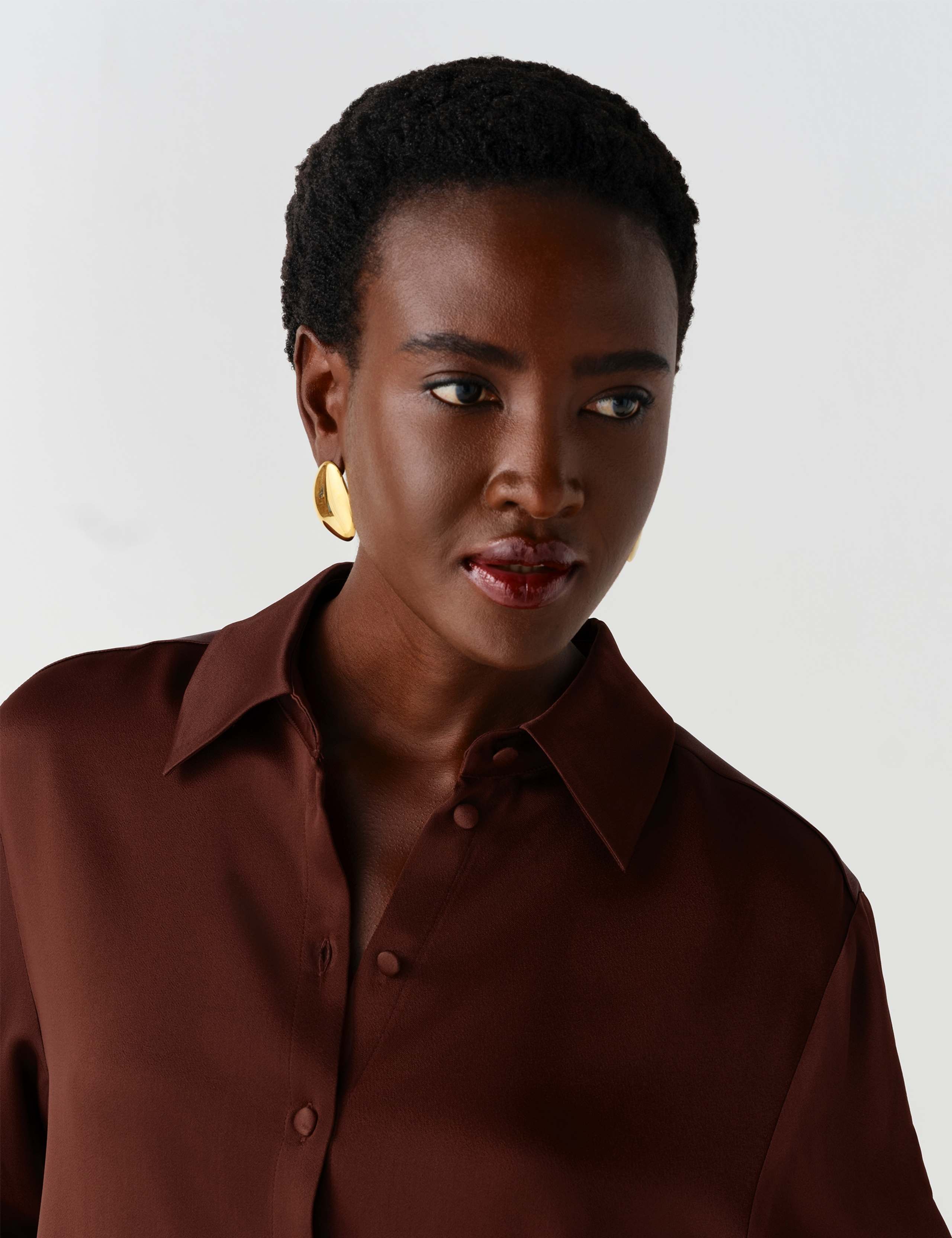 Satin Collared Shirt 4 of 11
