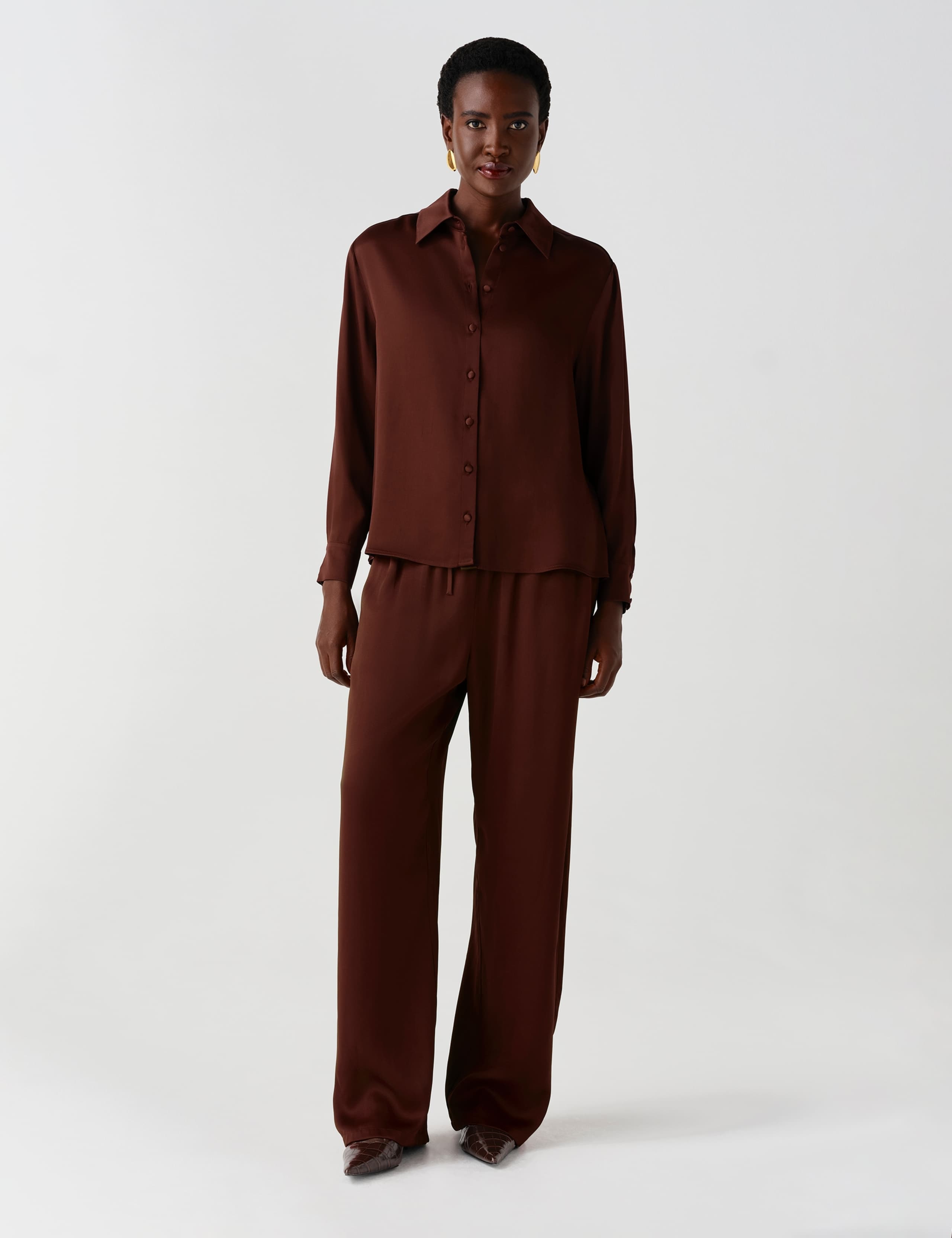 Satin Collared Shirt 6 of 11