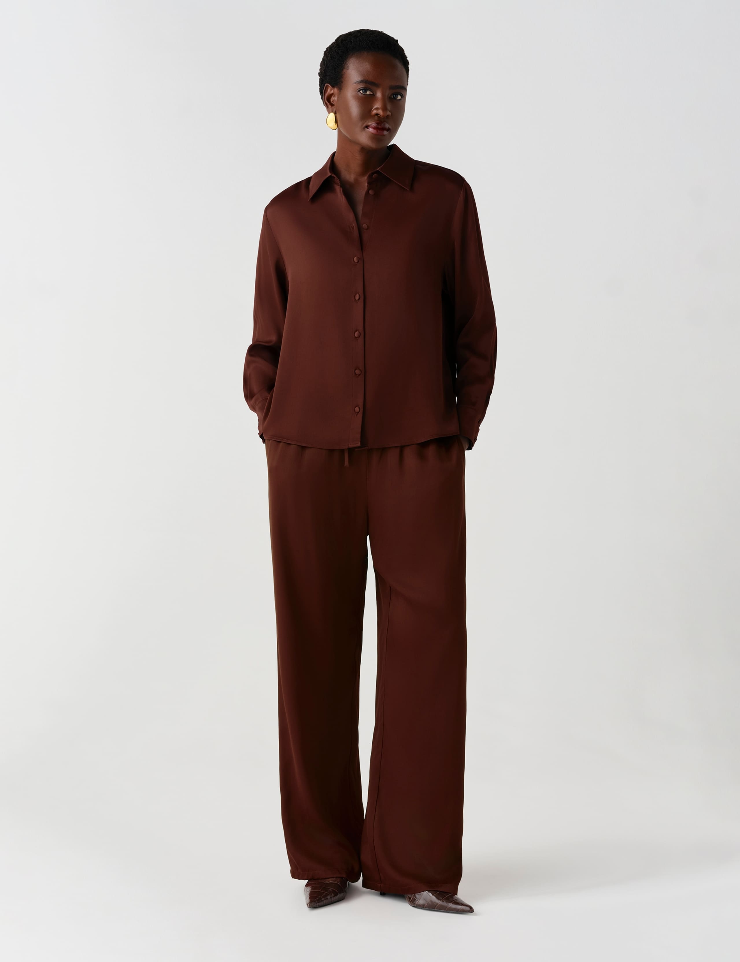 Satin Collared Shirt 7 of 11