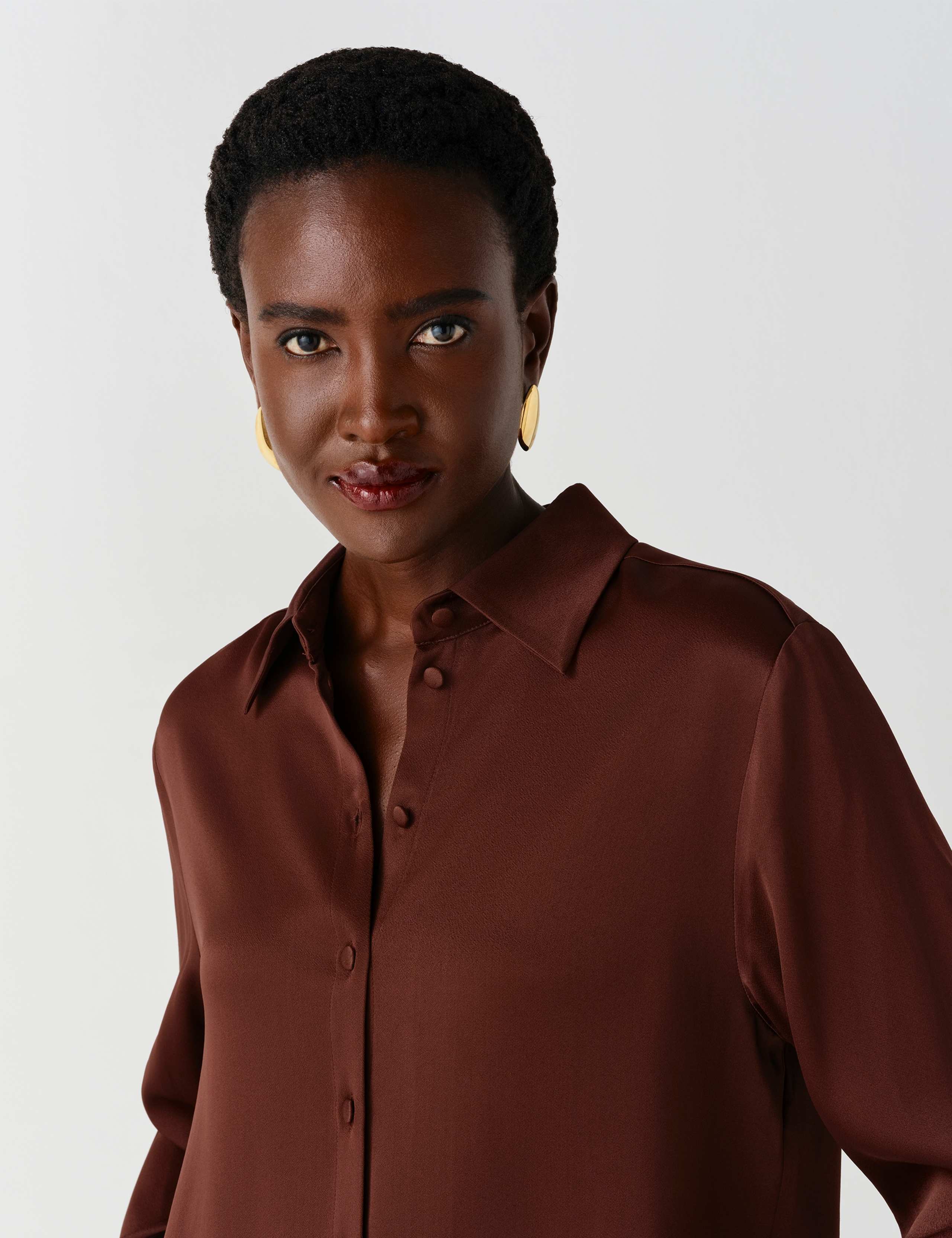 Satin Collared Shirt 8 of 11