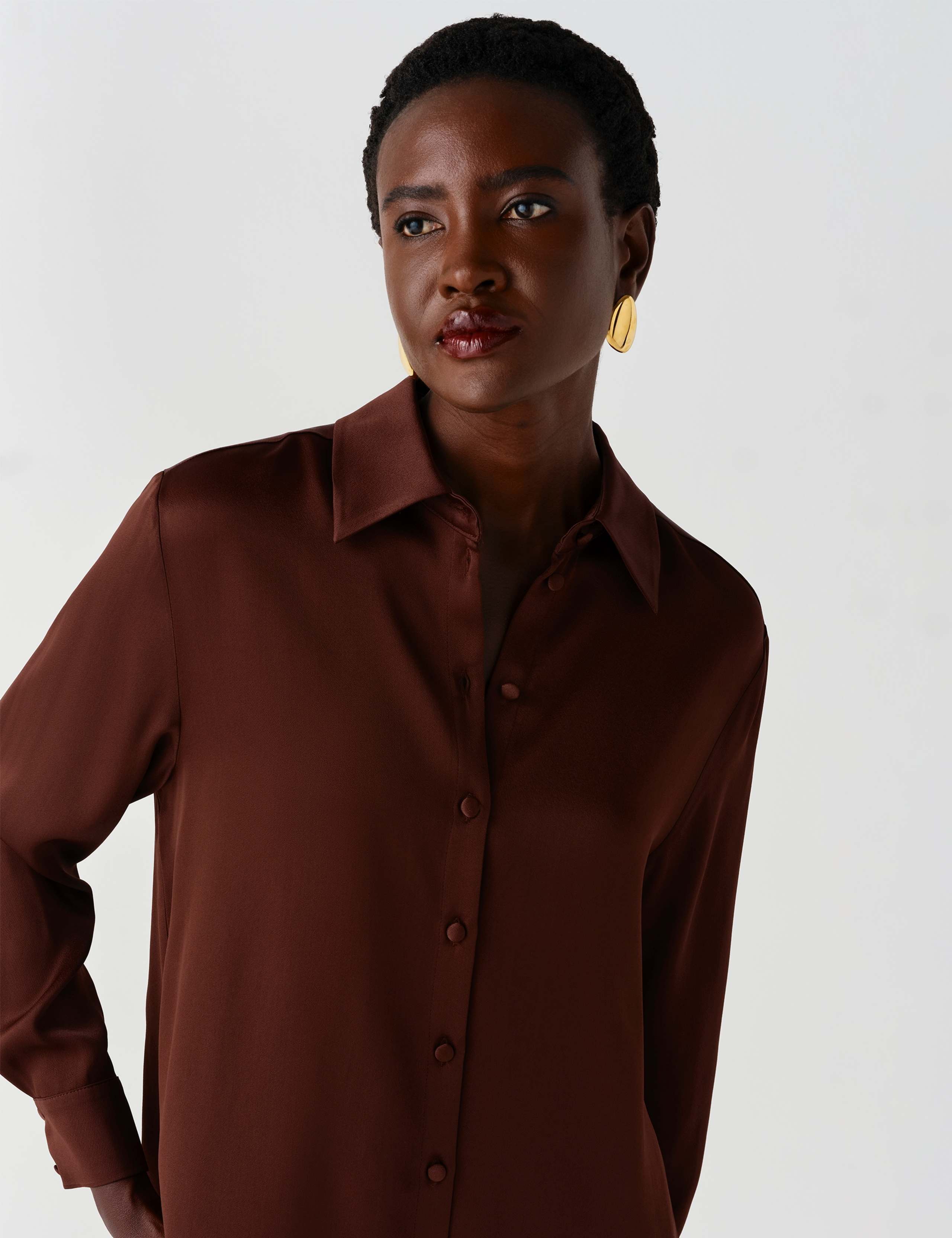 Satin Collared Shirt 10 of 11