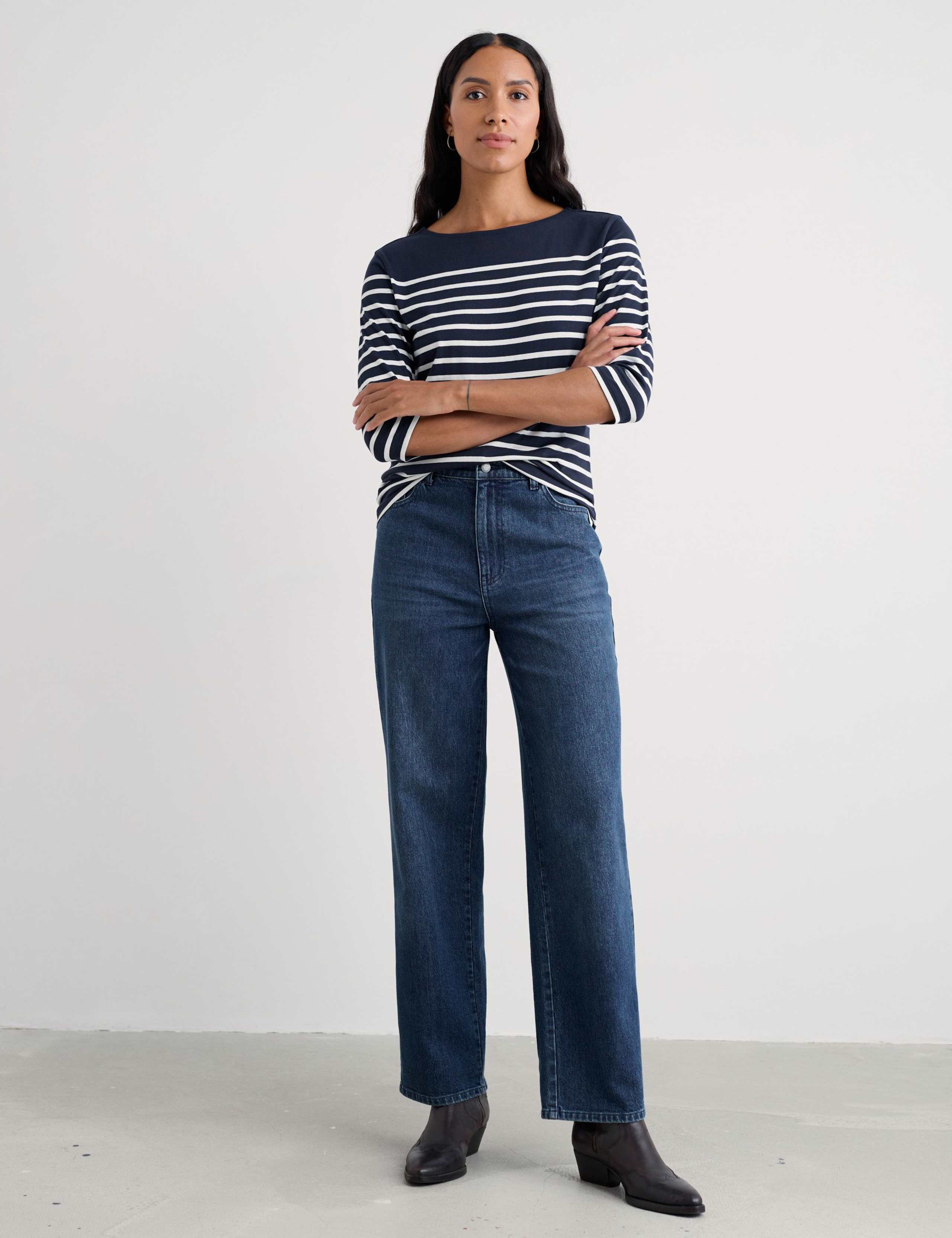 Pure Cotton Striped Top 1 of 5