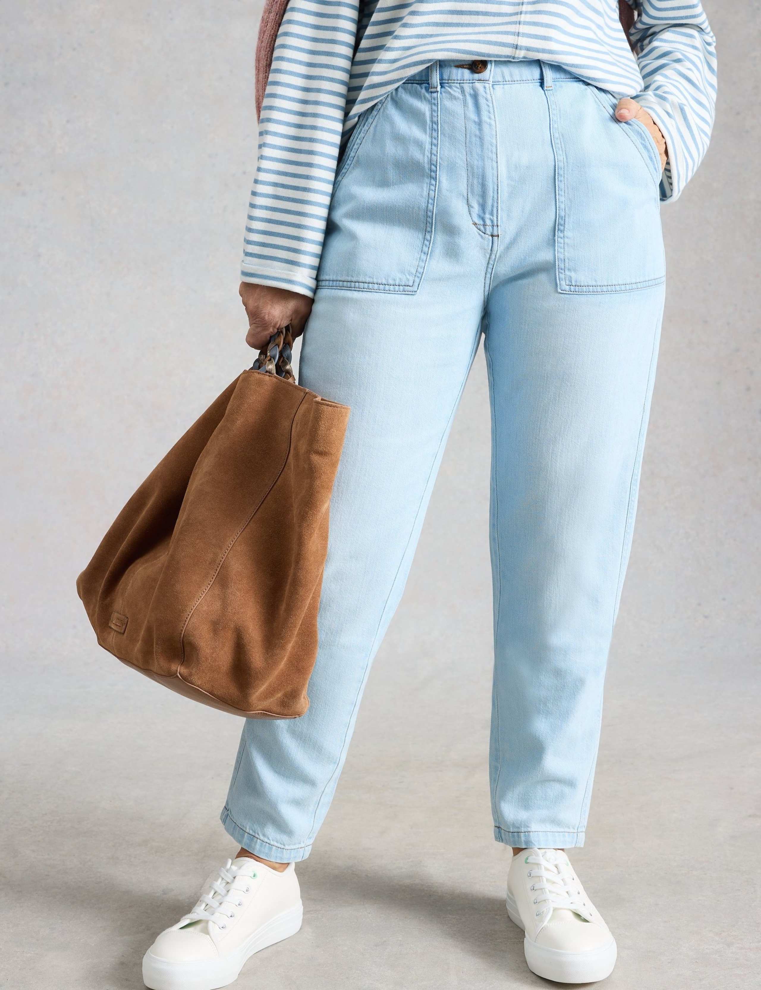 Mid Rise Carrot Leg Jeans 5 of 6