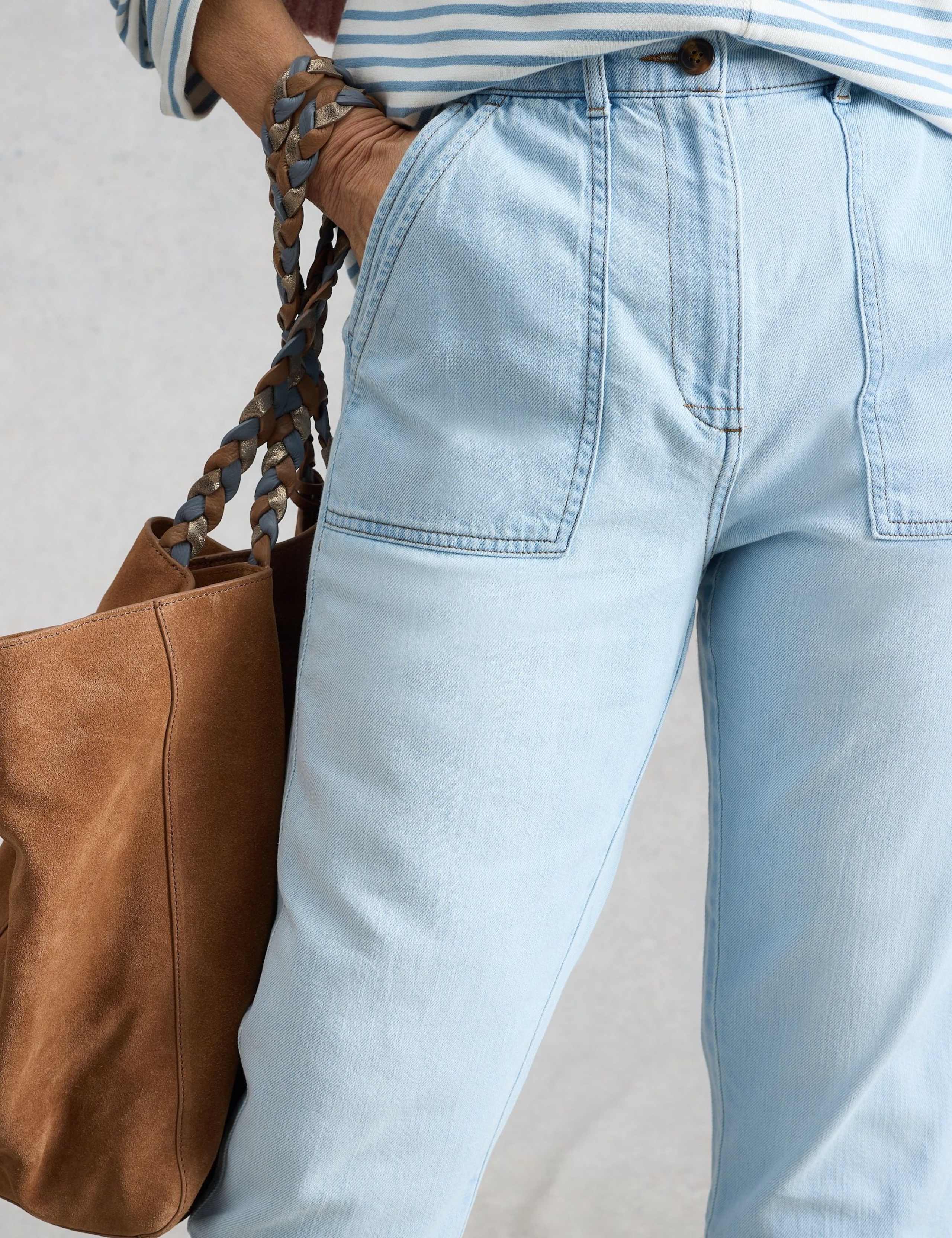 Mid Rise Carrot Leg Jeans 6 of 6