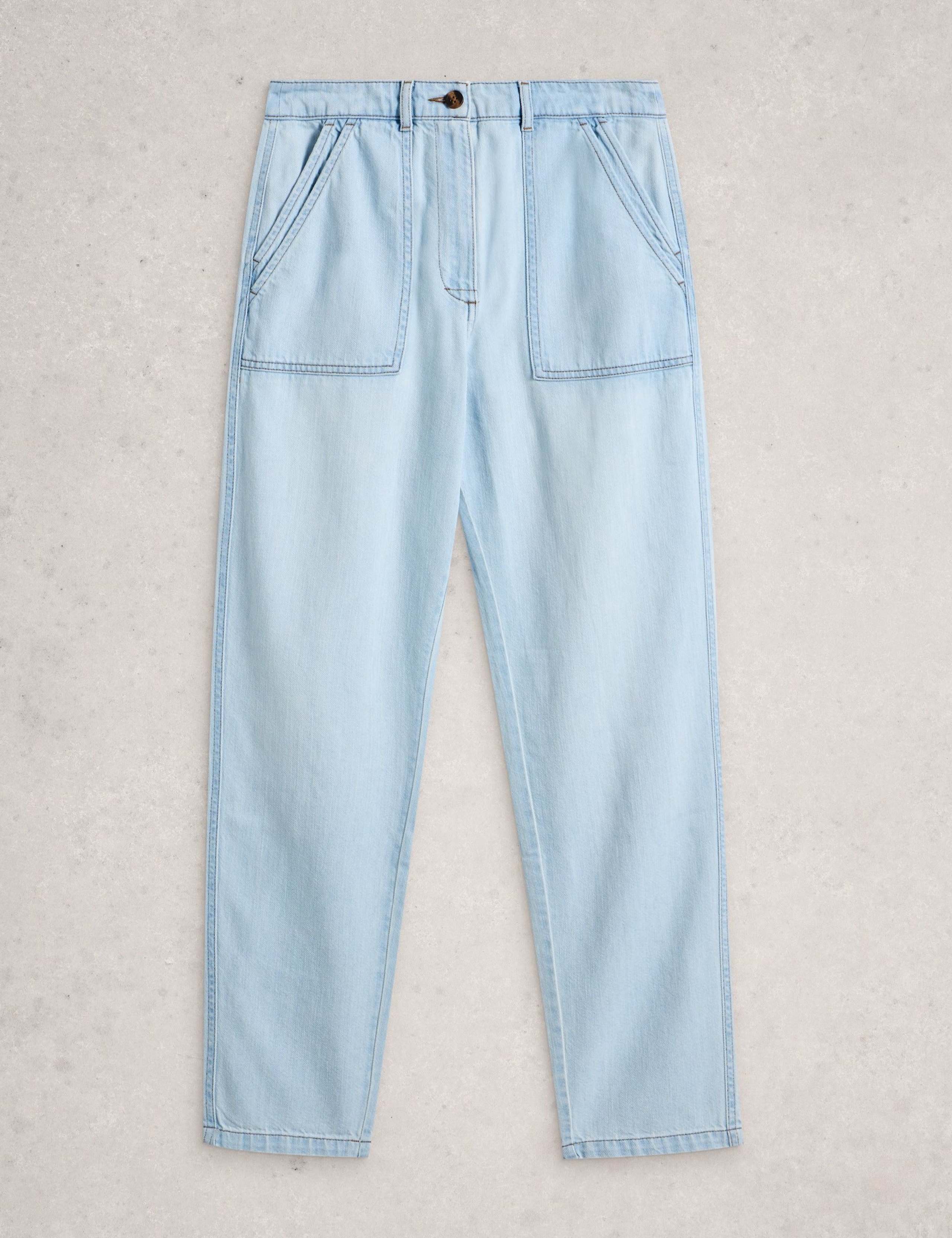 Mid Rise Carrot Leg Jeans 2 of 6