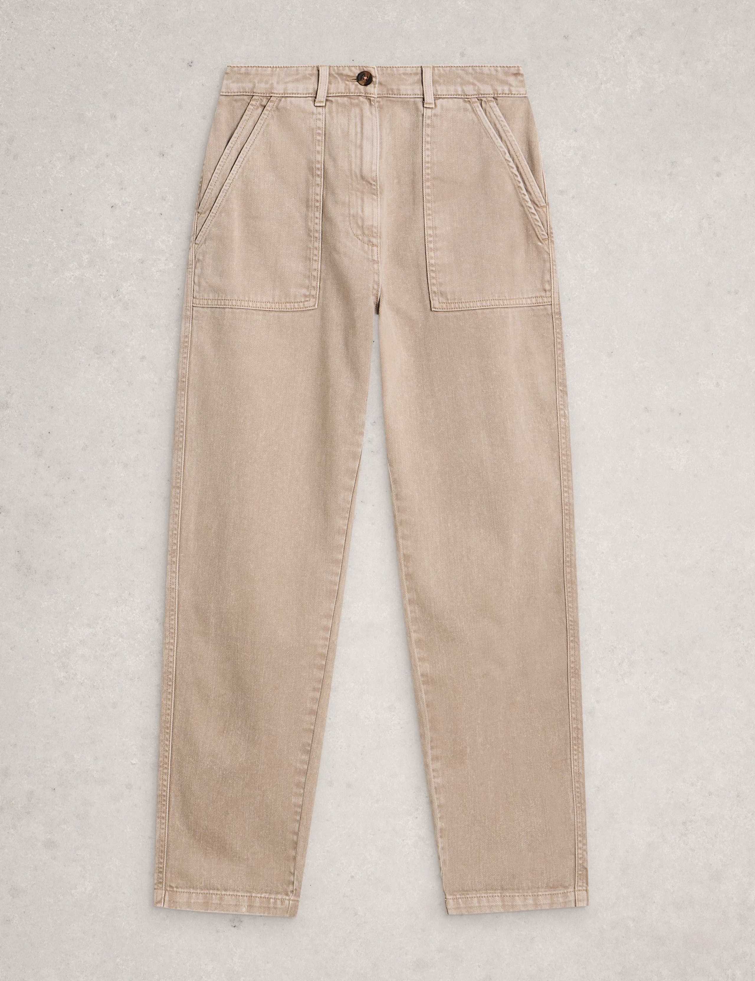 Mid Rise Carrot Leg Jeans 2 of 6