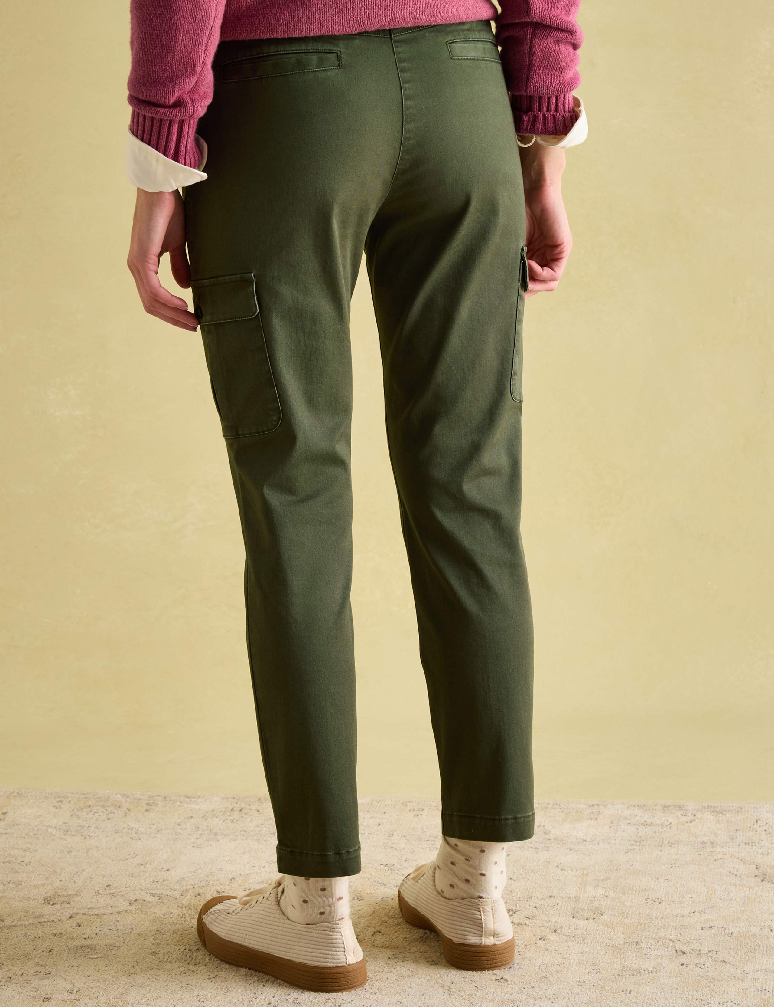 Cotton Rich Skinny Cargo Trousers 4 of 5
