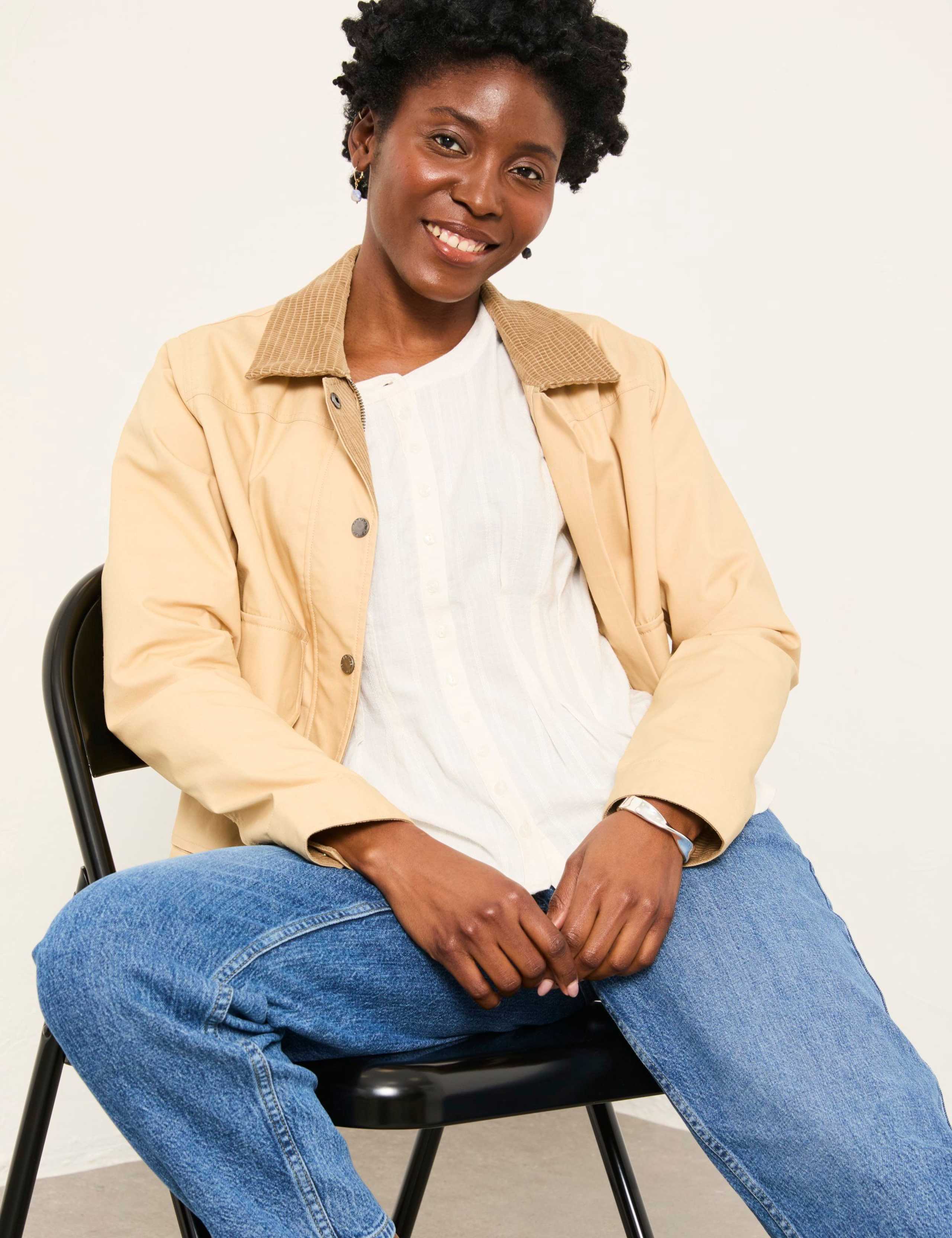 Cotton Rich Button Through Blouse 3 of 5