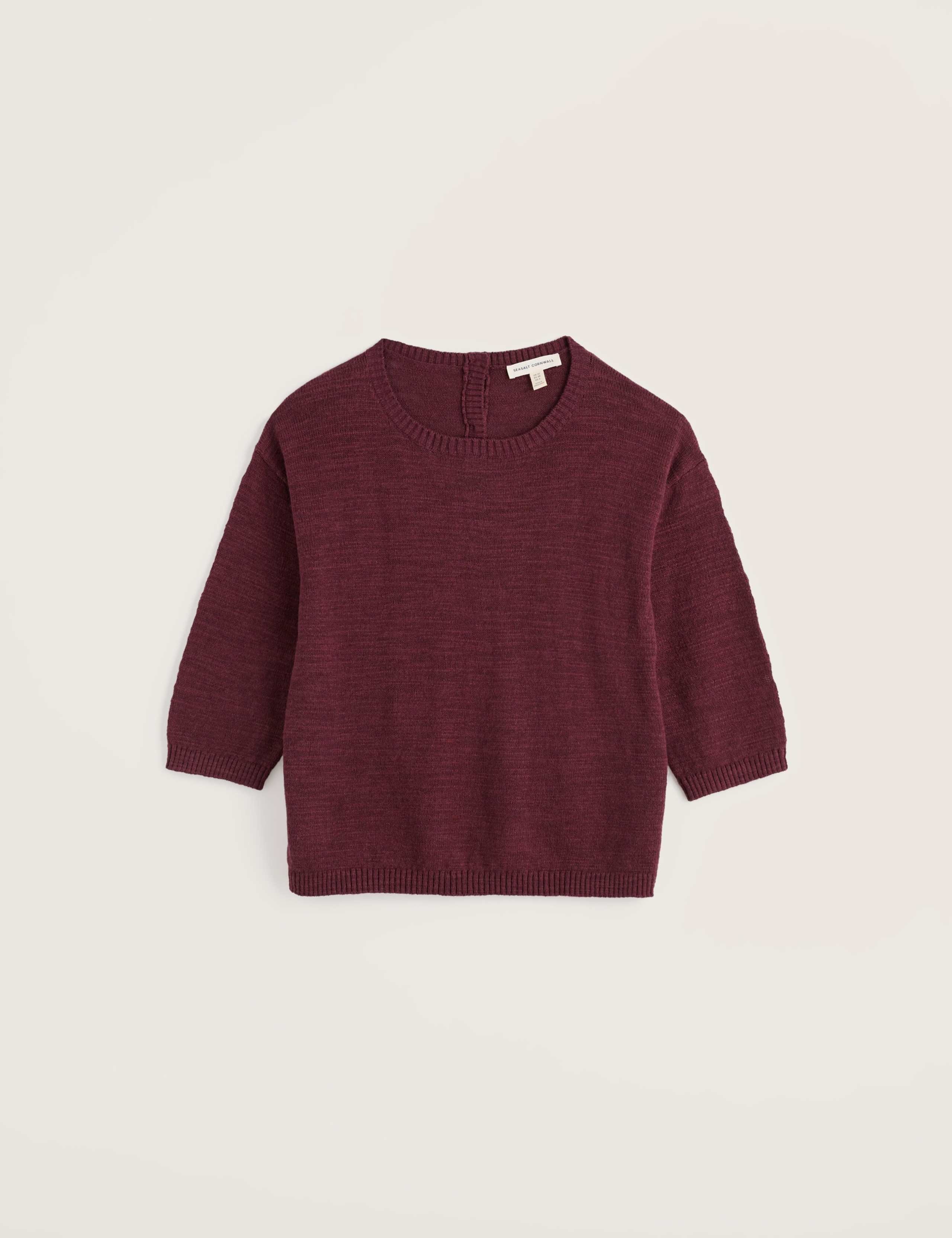 Cotton Rich Crew Neck Relaxed Jumper 2 of 4