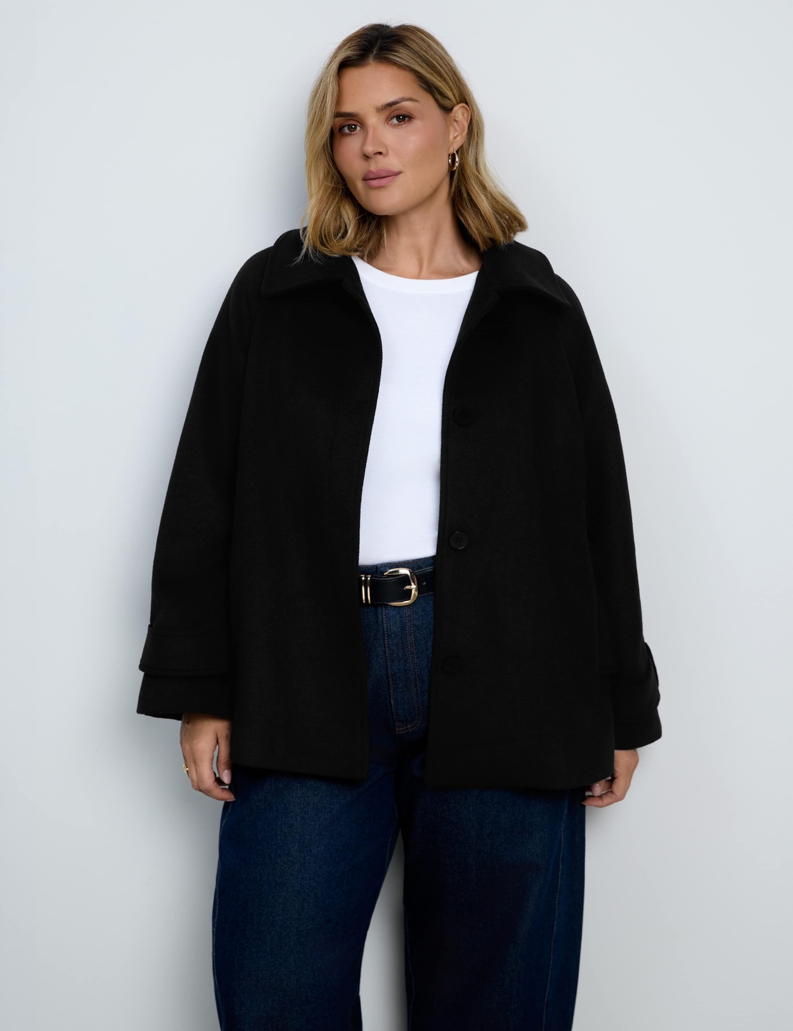 Wool Blend Car Coat 4 of 7