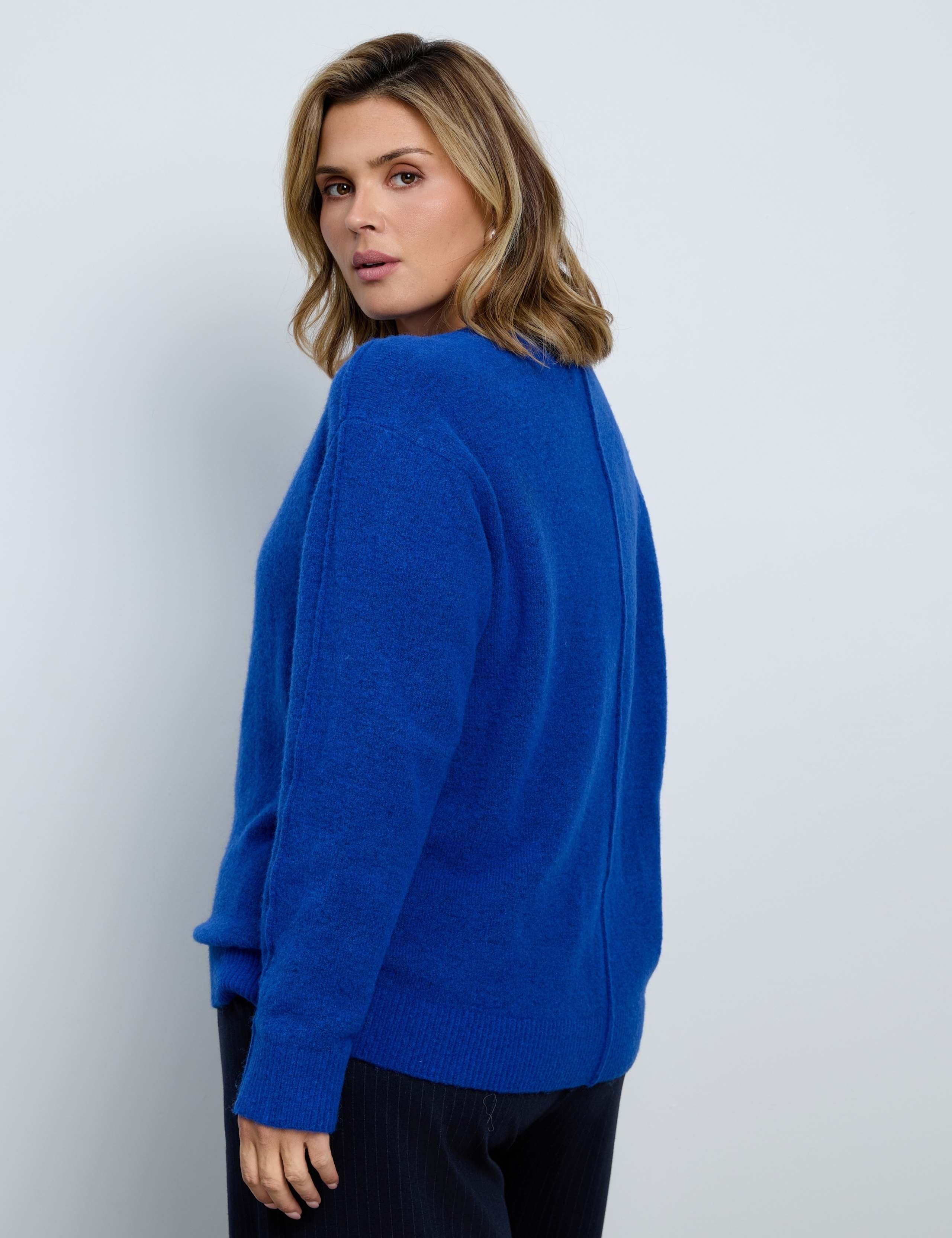 Wool Blend V-Neck Knitted Jumper 5 of 5