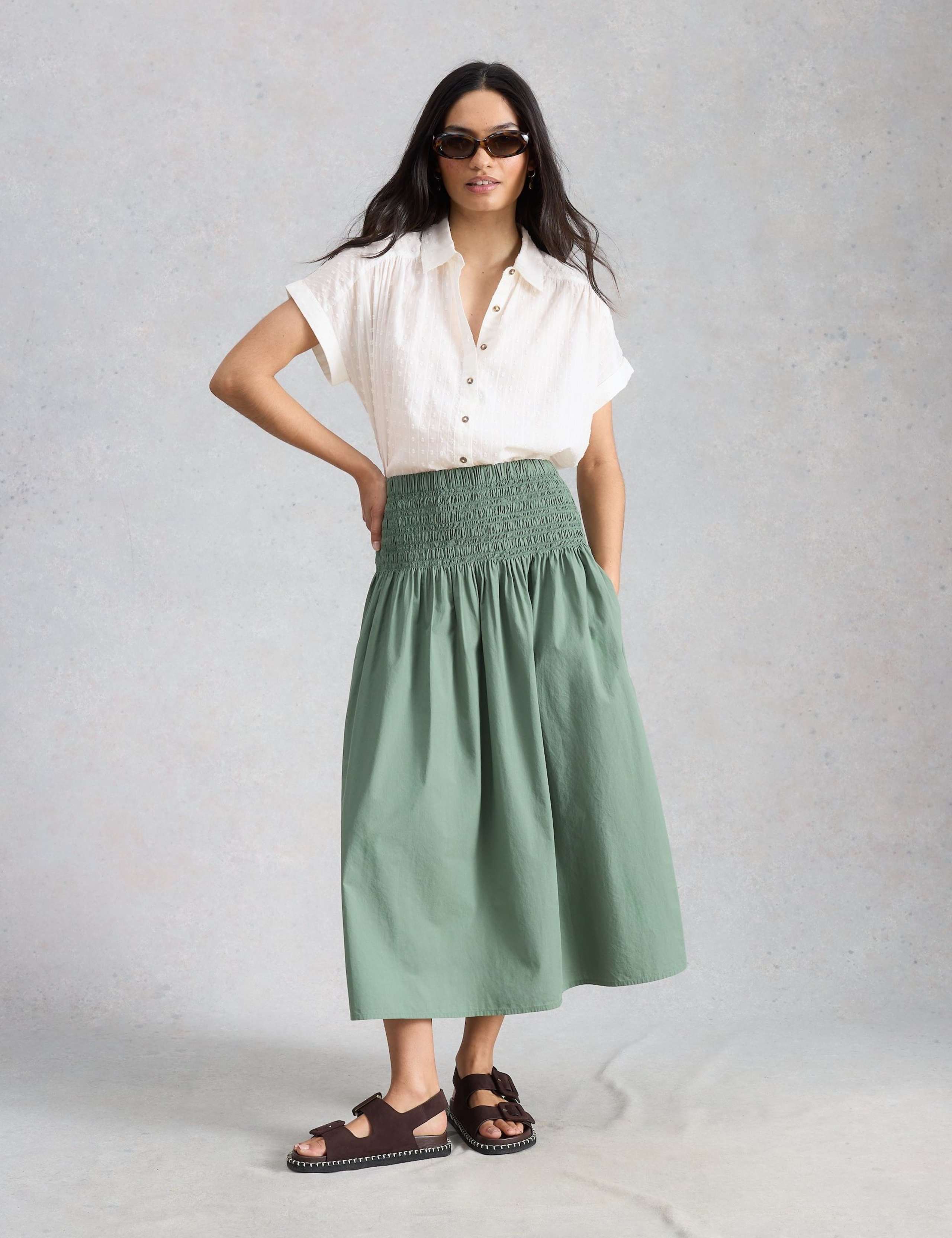 Pure Cotton Embroidered Shirt 4 of 6