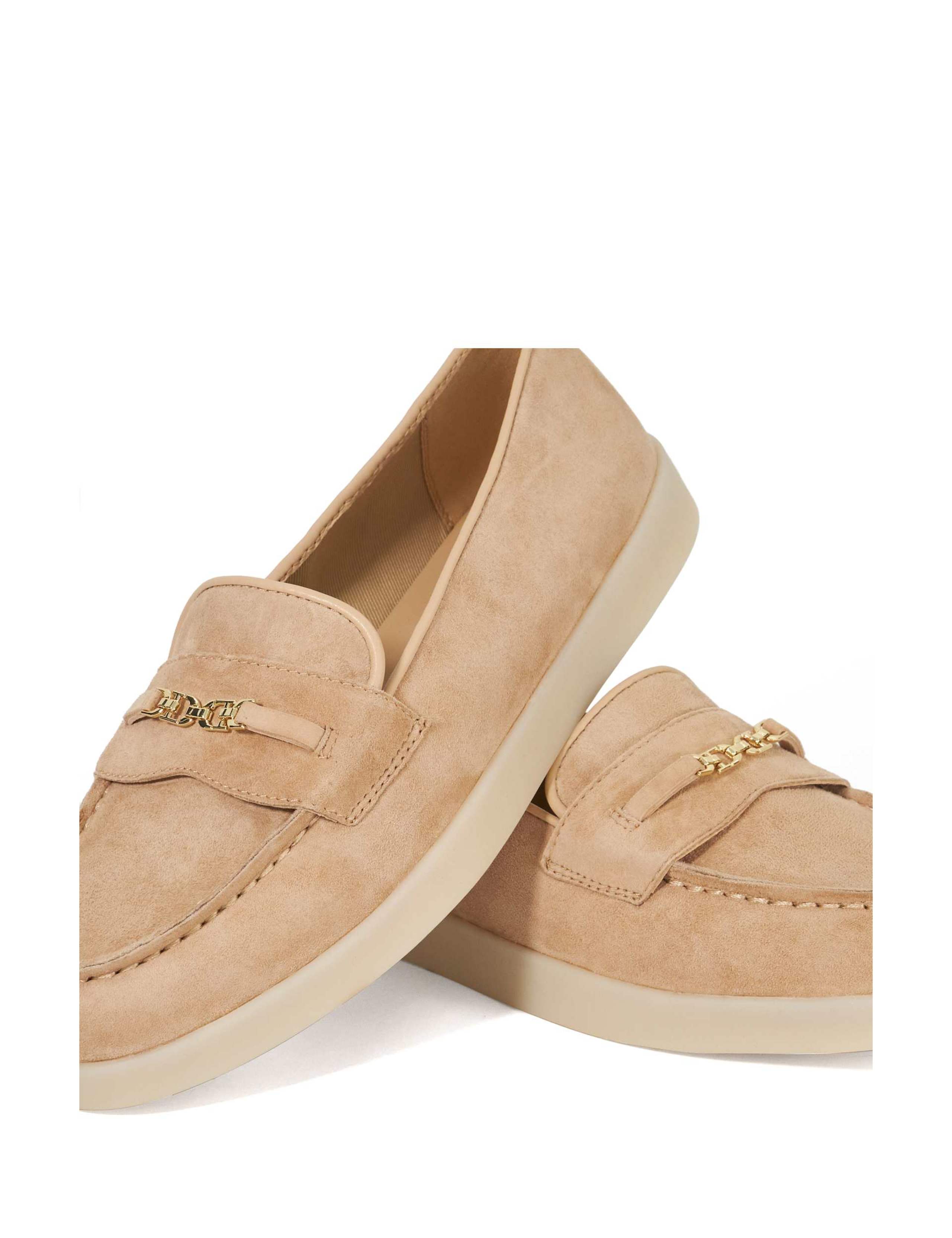 Leather Slip On Flat Loafers 4 of 6