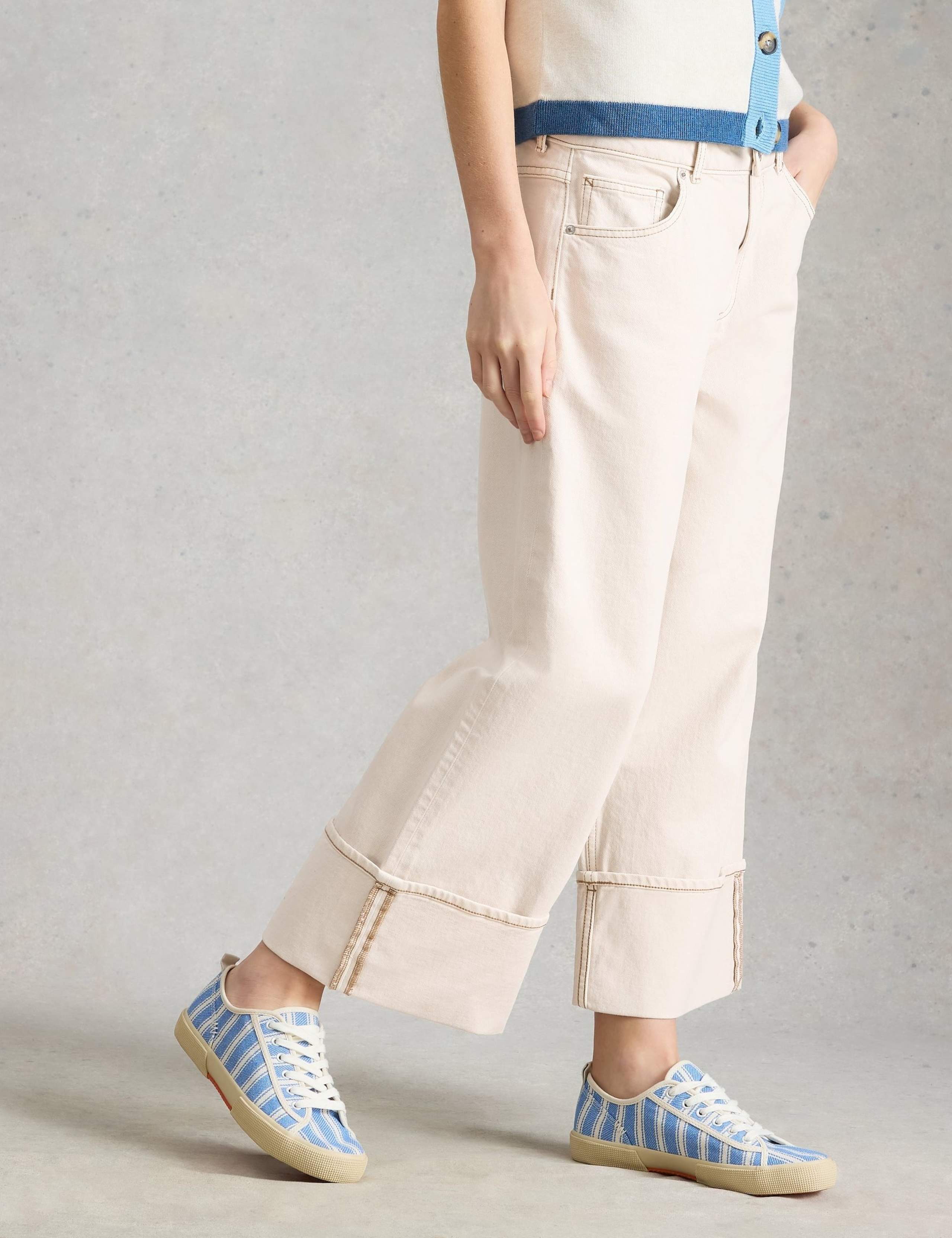 Straight Leg Turn Up Ankle Grazer Jeans 4 of 6