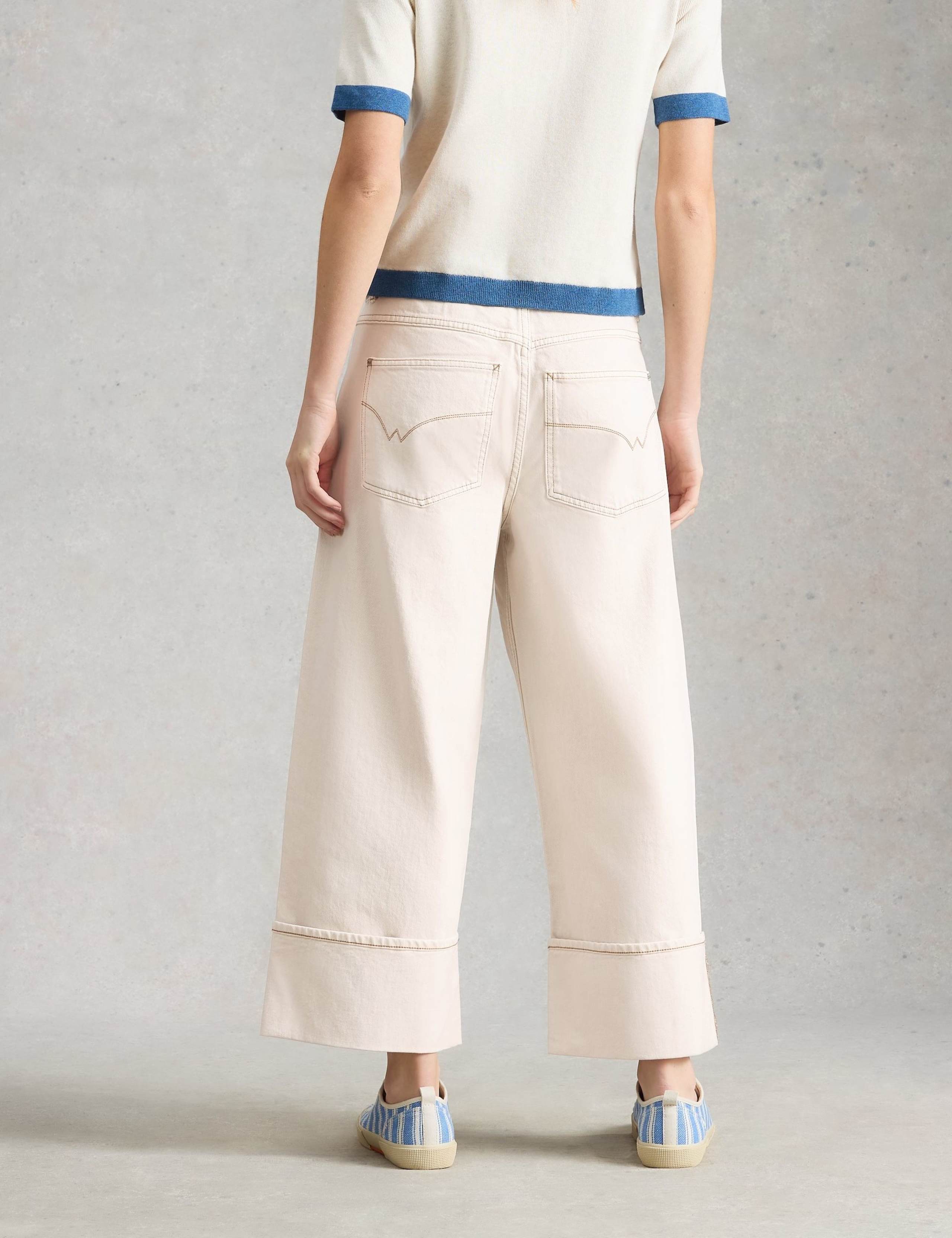 Straight Leg Turn Up Ankle Grazer Jeans 6 of 6