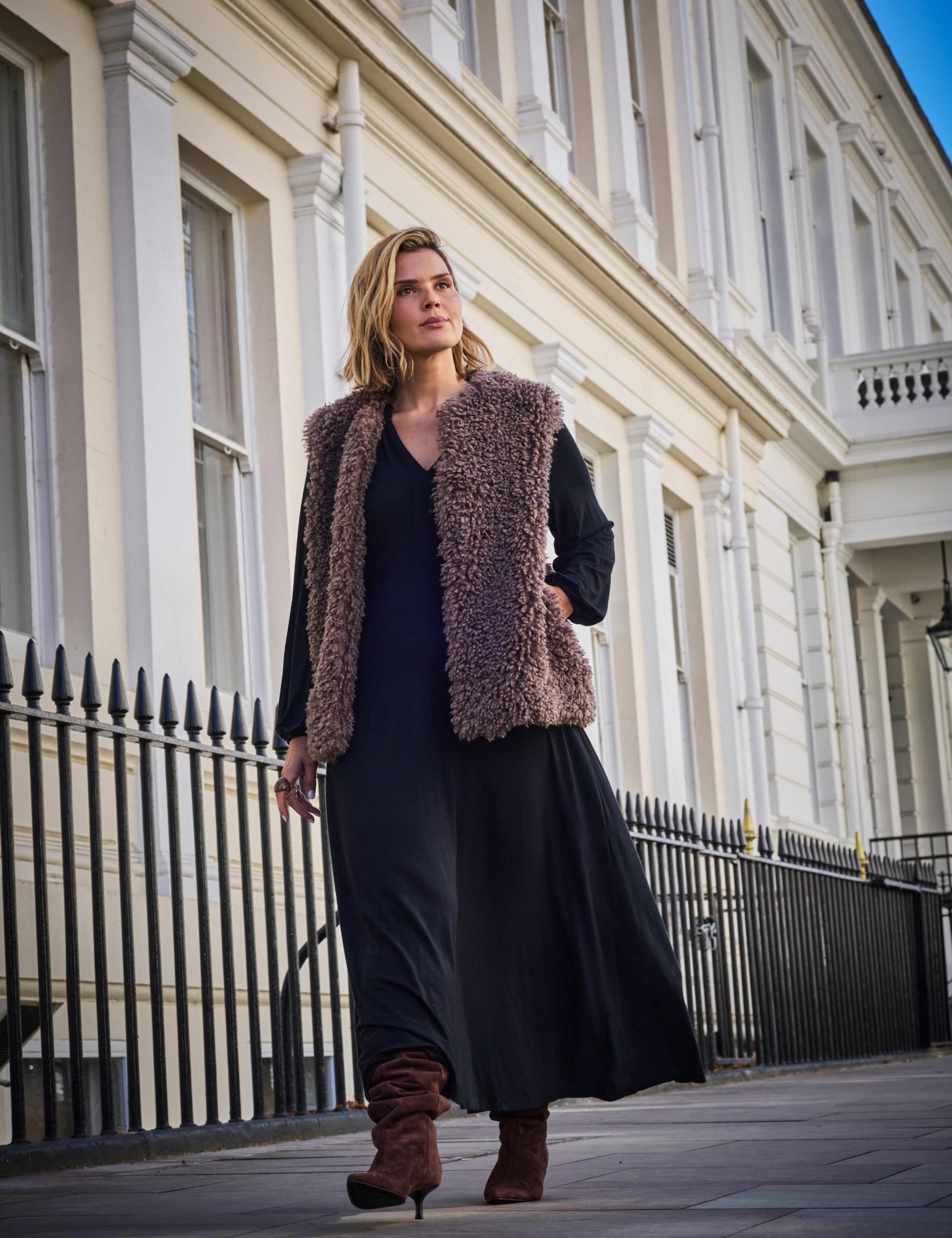 Faux Shearling Gilet 1 of 11