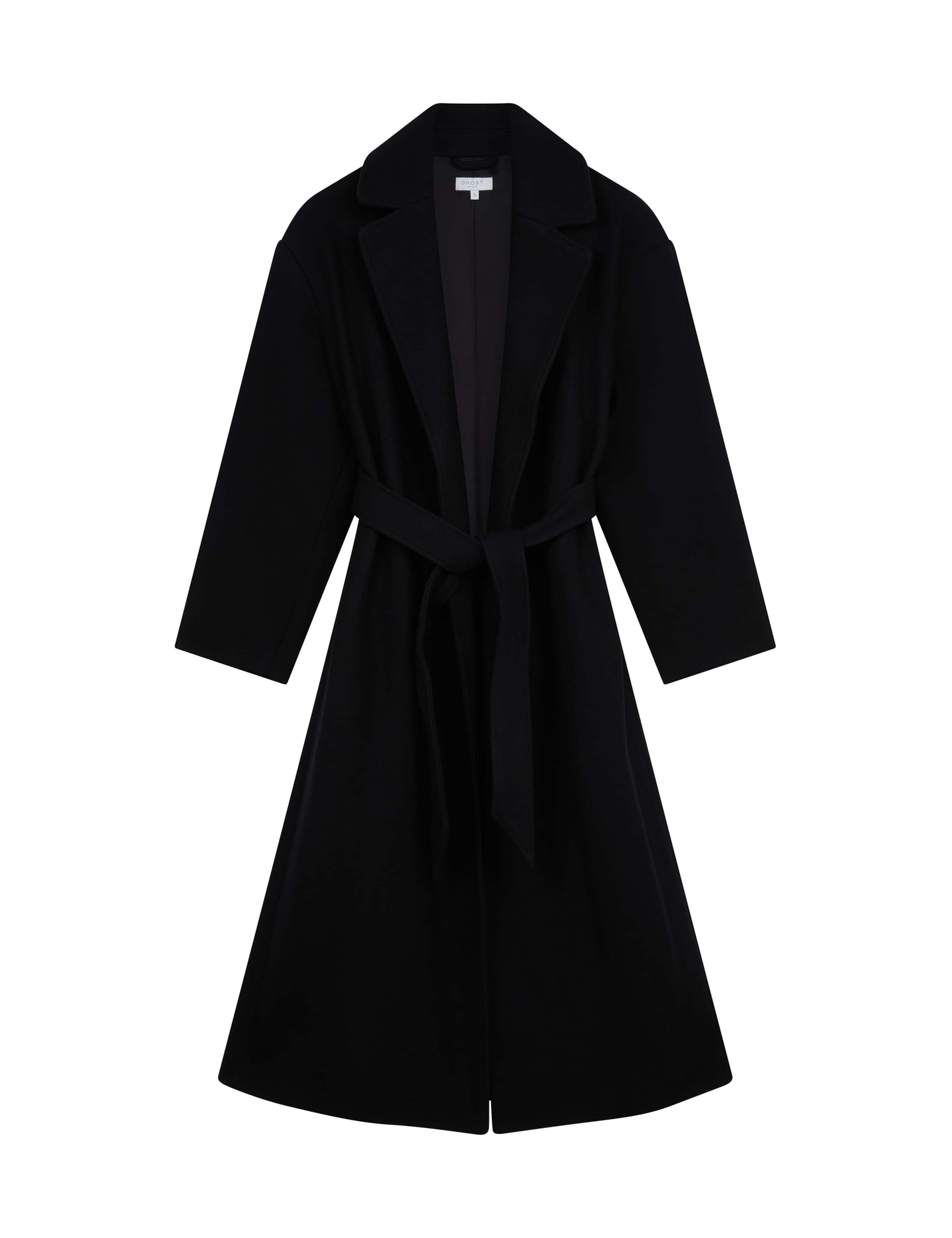 Wool Rich Belted Notch Neck Wrap Coat 2 of 6
