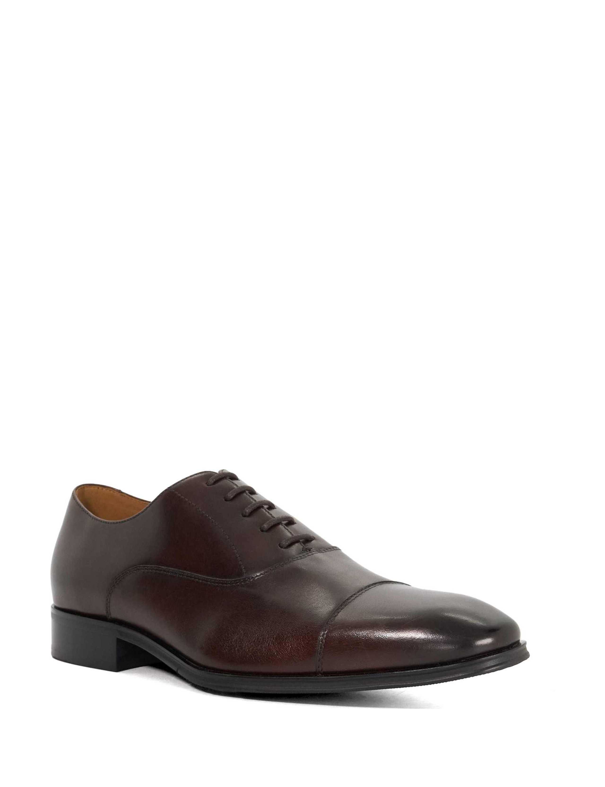 Wide Fit Leather Oxford Shoes 3 of 6