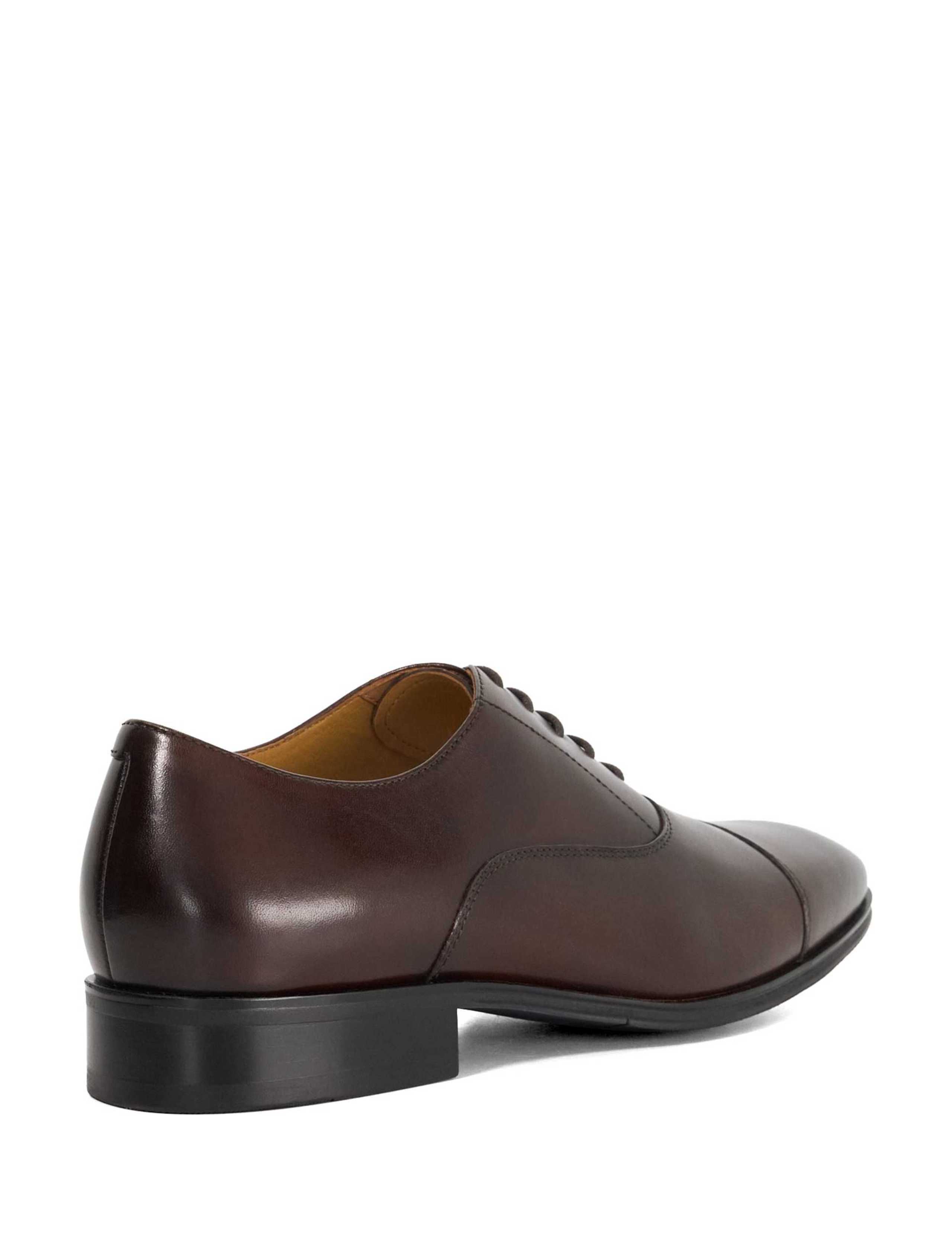 Wide Fit Leather Oxford Shoes 5 of 6