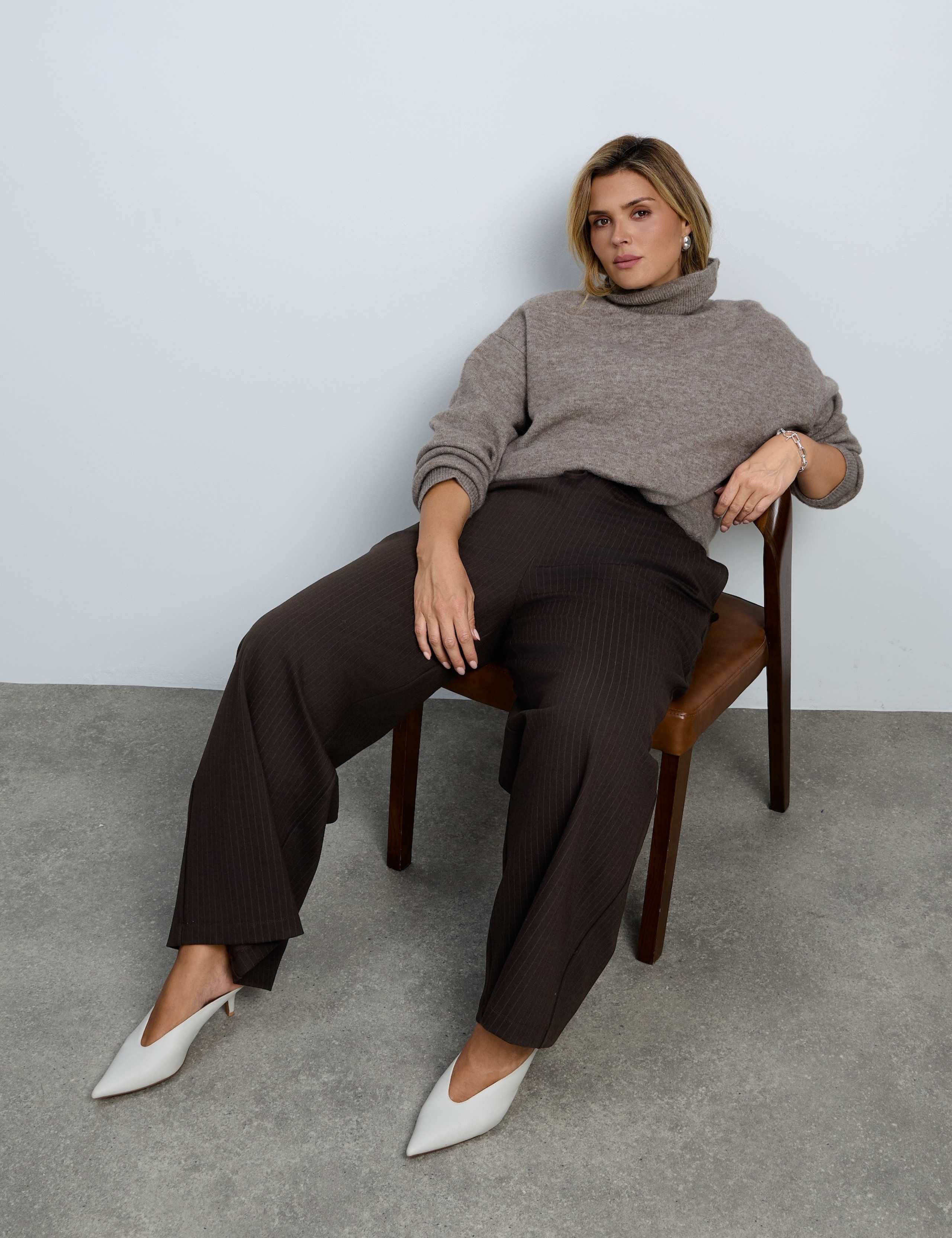 Wool Blend Roll Neck Jumper 3 of 5