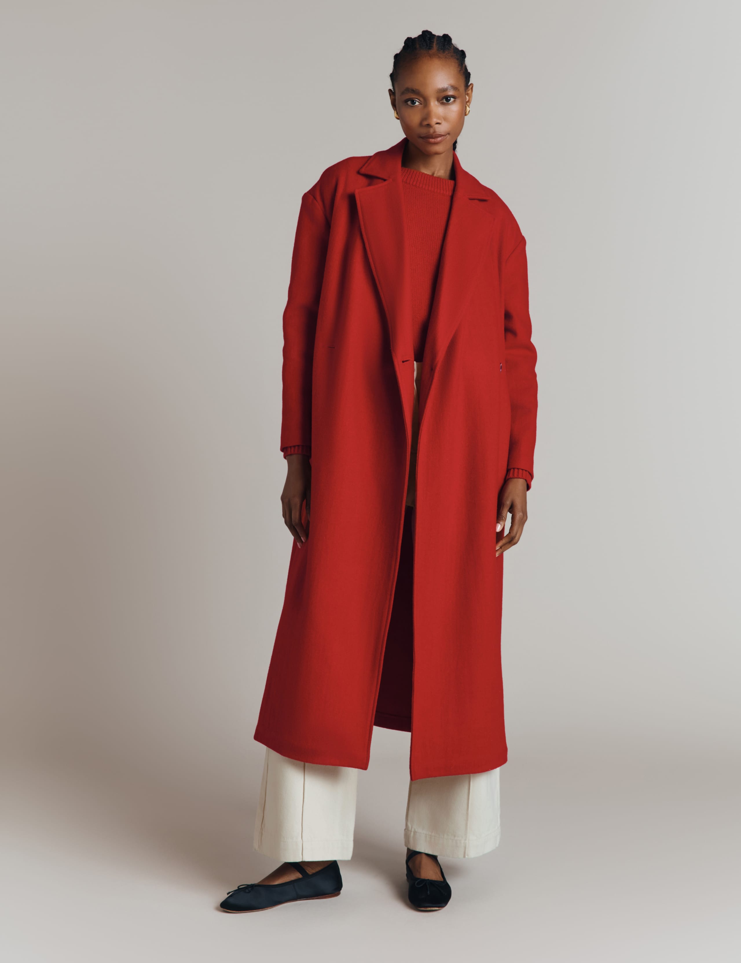 Wool Blend Longline Coat 4 of 8