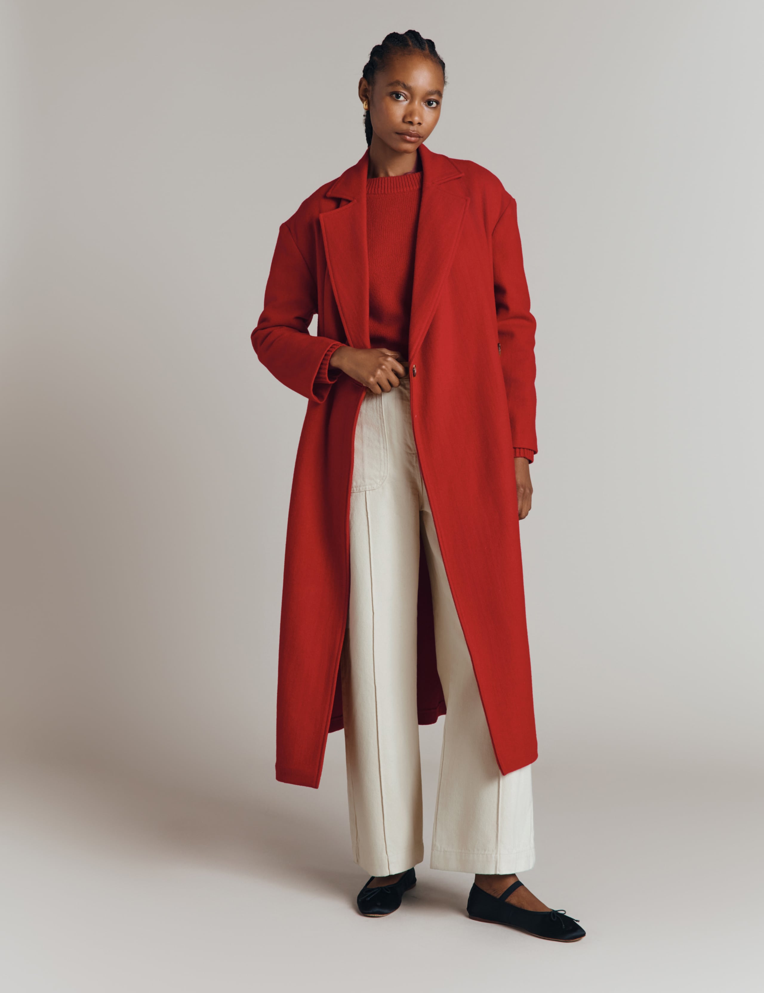 Wool Blend Longline Coat 5 of 8