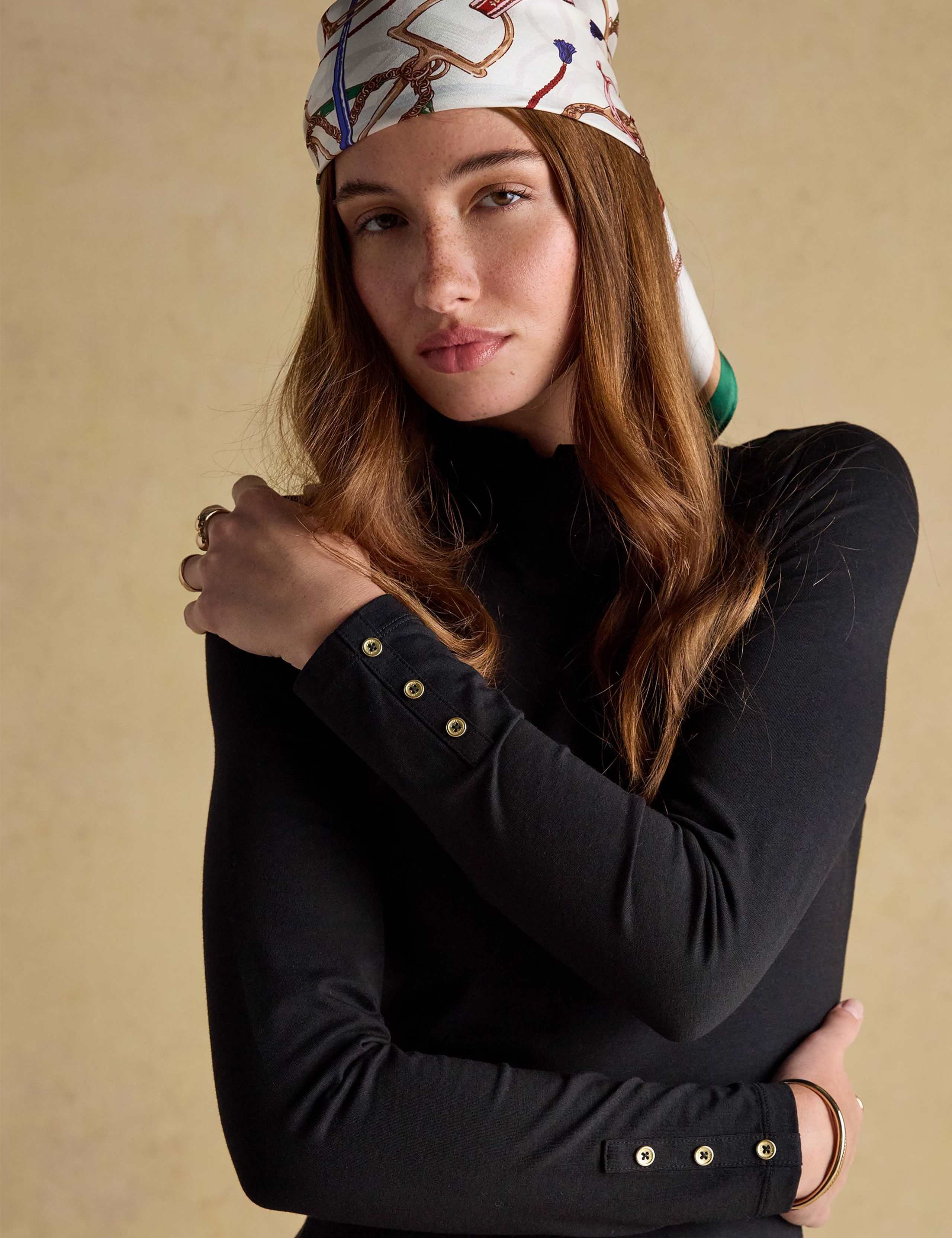 2pk Cotton Blend Jersey Frill Detail Tops 3 of 5