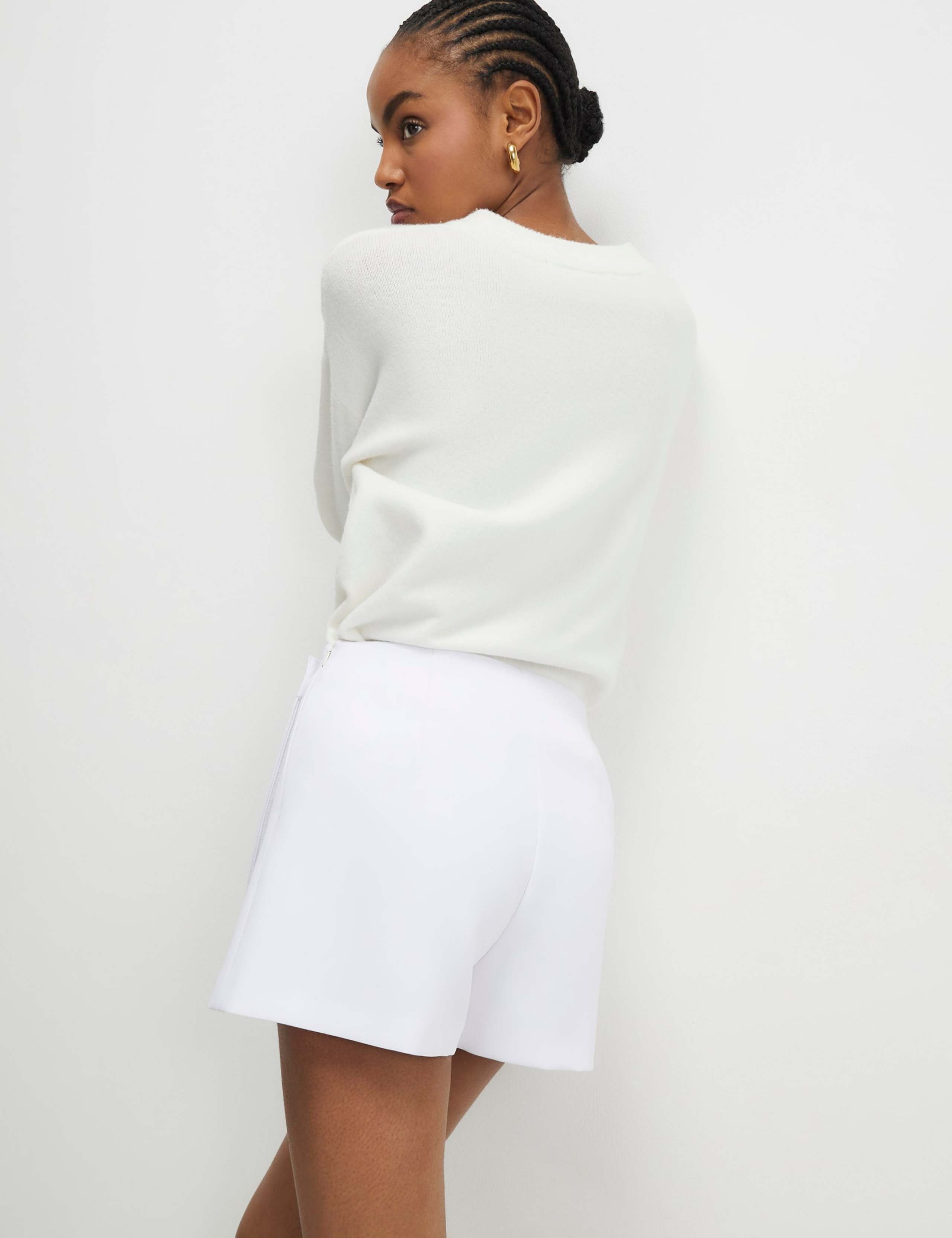 Wrap Button Detail Tailored Skort 3 of 4