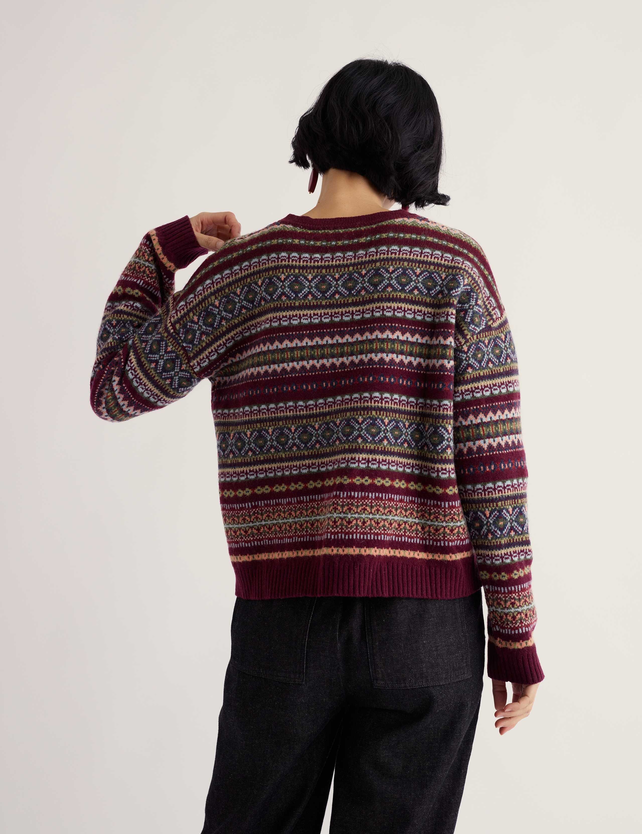 Lambswool Rich Fair Isle Cardigan 5 of 5