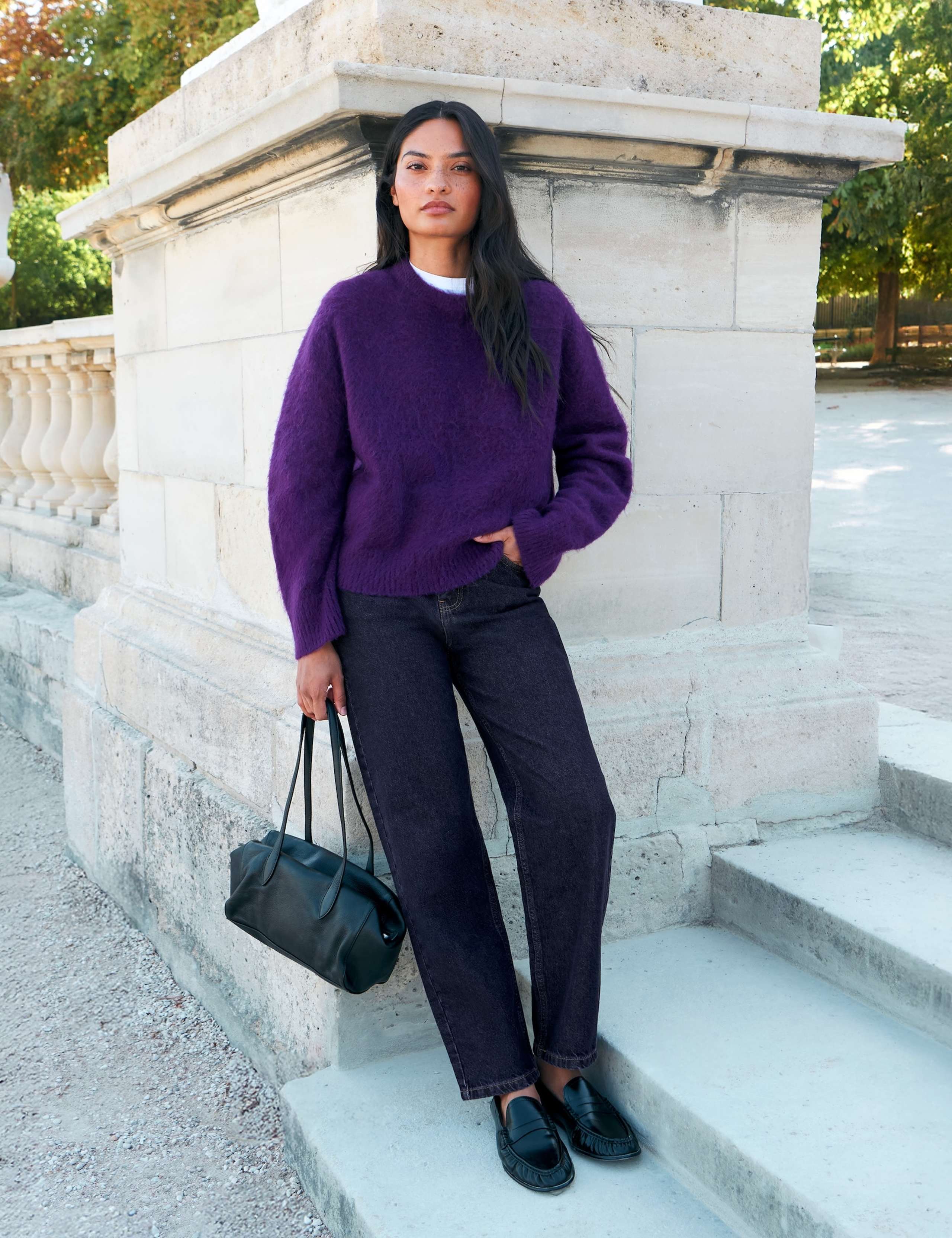 Wool Blend Textured Jumper with Mohair 5 of 5