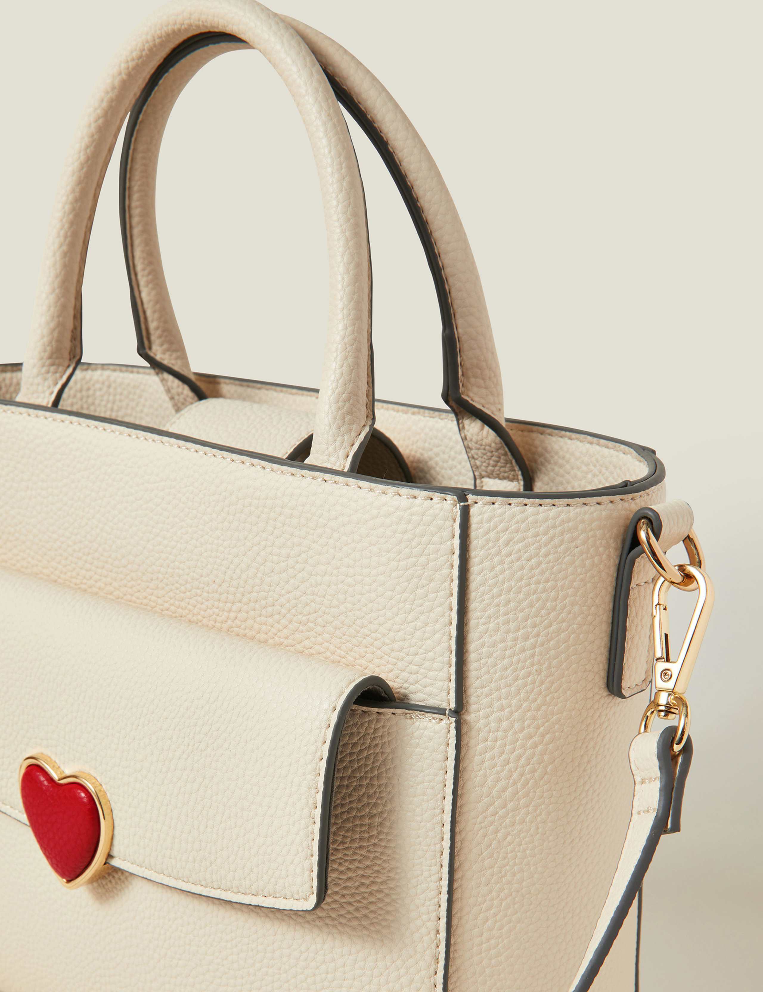 Faux Leather Heart Grab Bag 3 of 4
