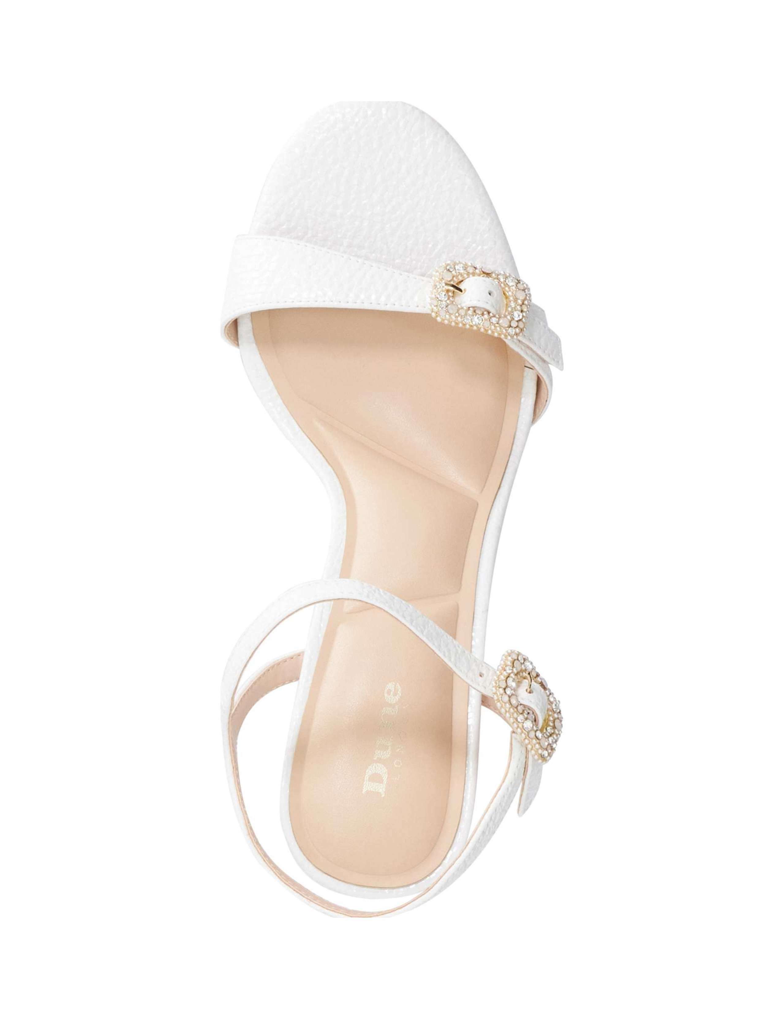 Embellished Ankle Strap Stiletto Heel Sandals 2 of 6