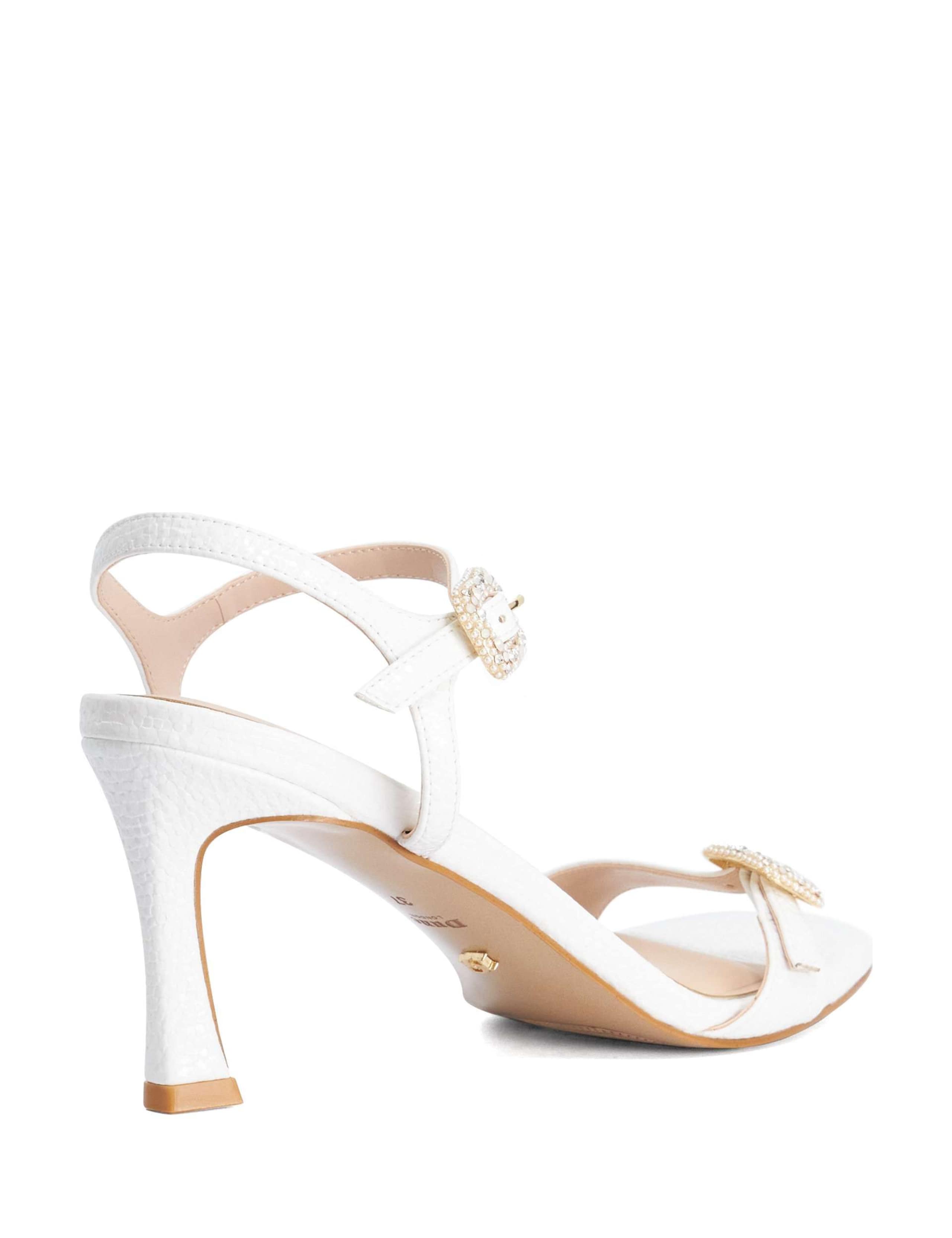 Embellished Ankle Strap Stiletto Heel Sandals 5 of 6