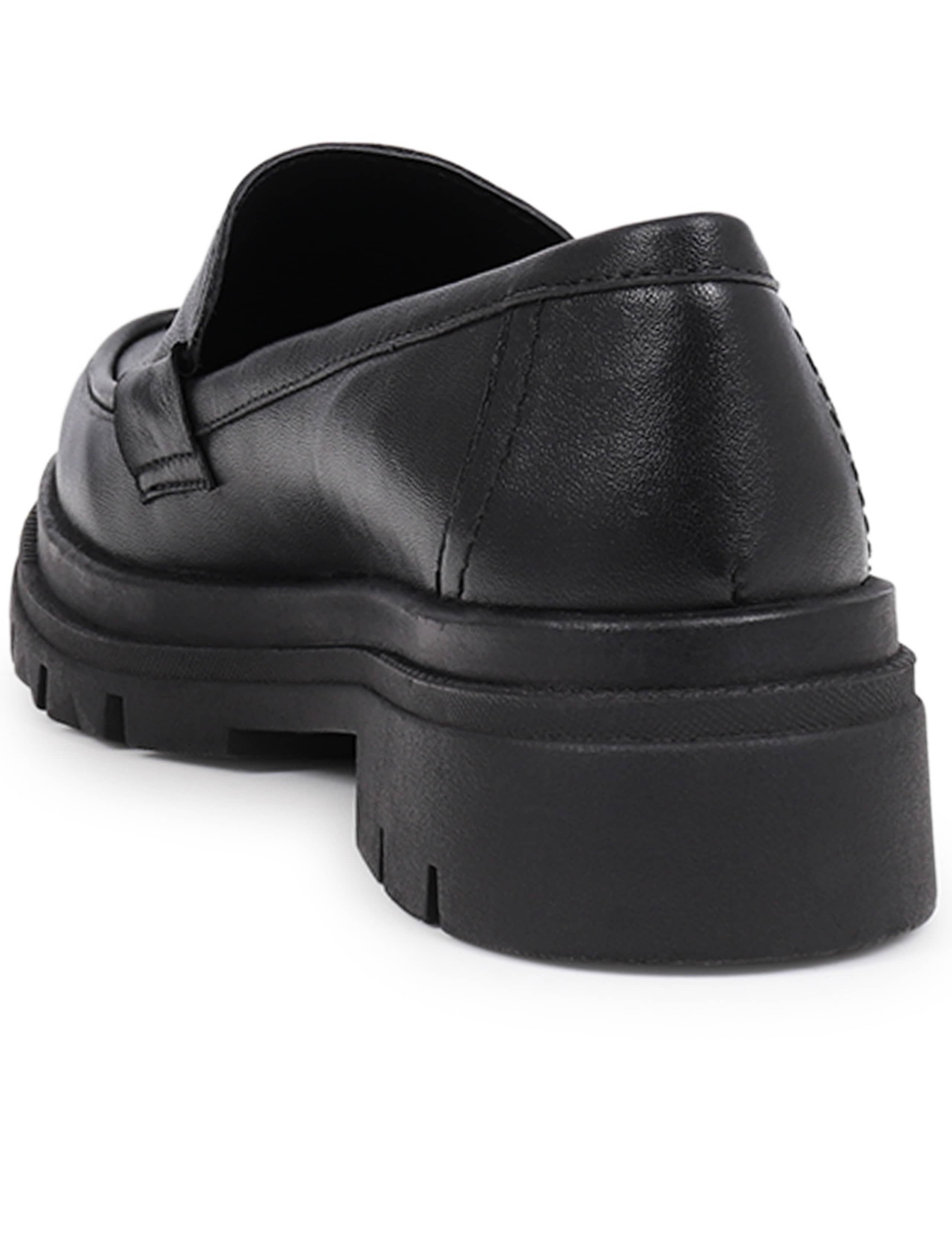 Leather Chunky Slip On Loafers 6 of 7
