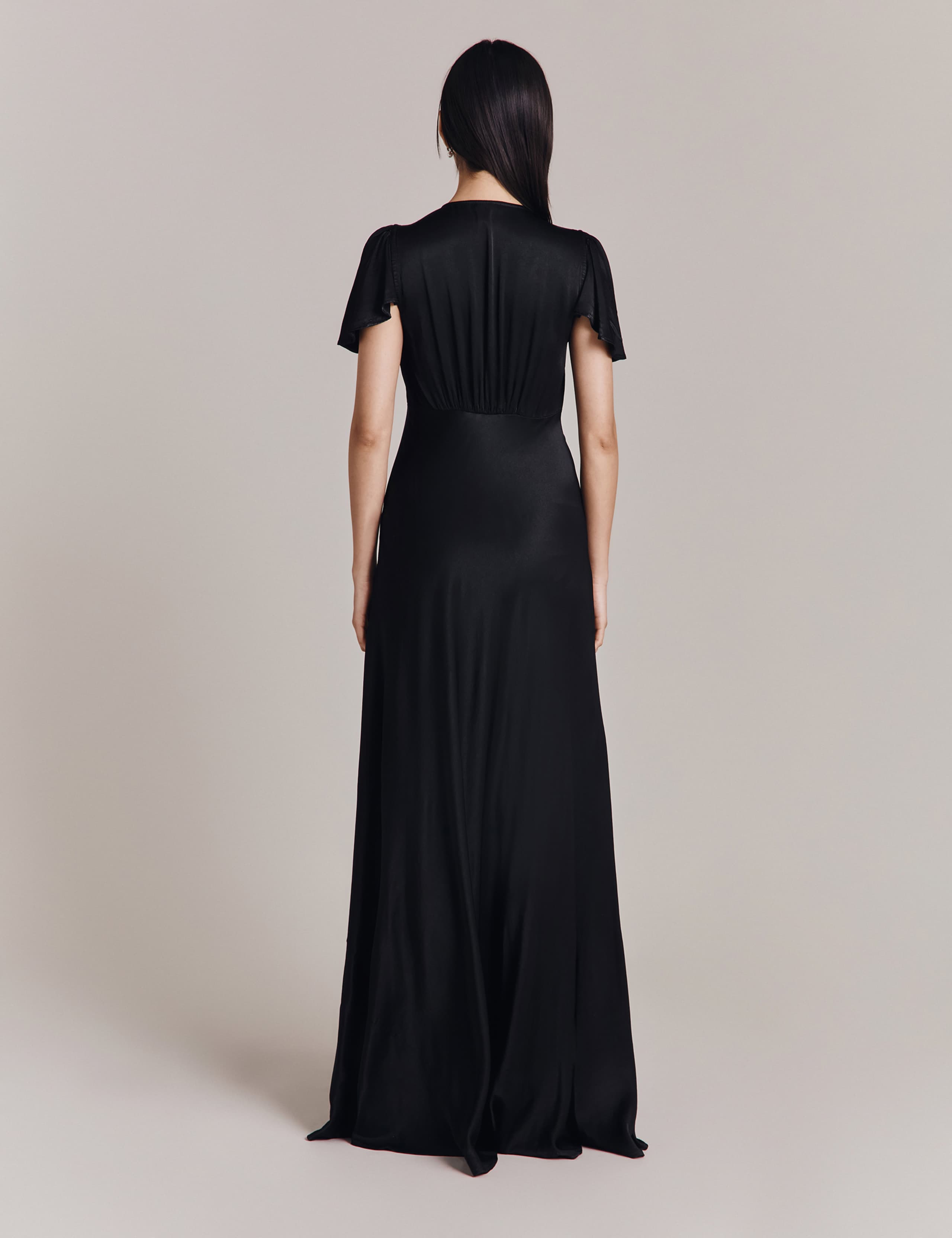 V-Neck Maxi Skater Dress 3 of 4
