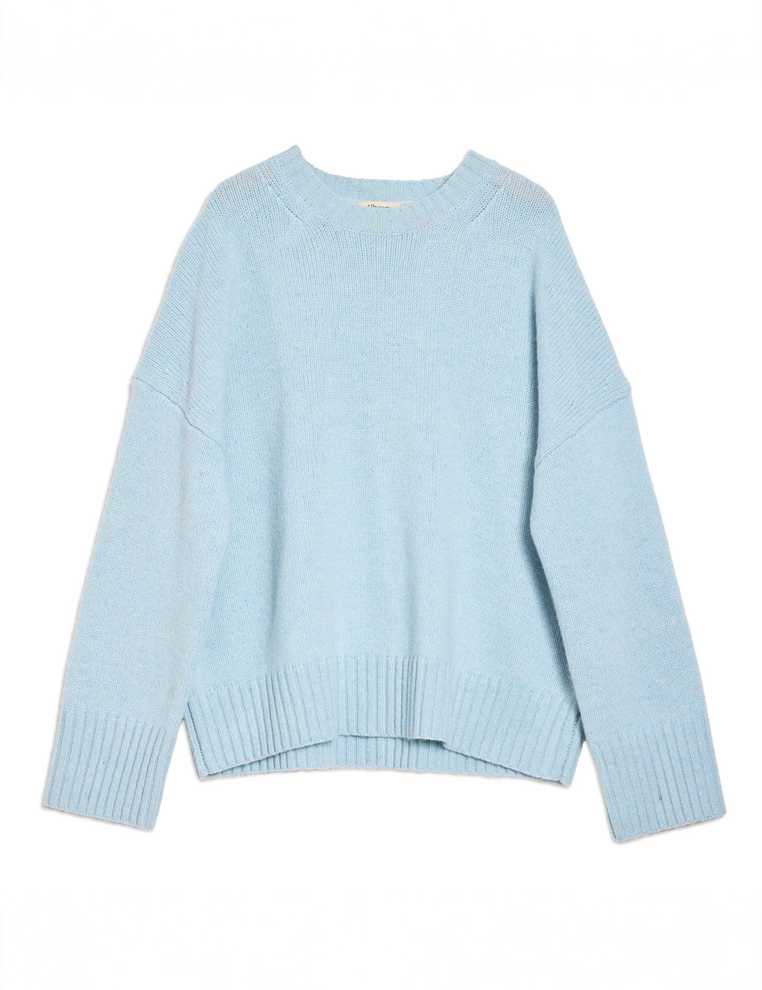 Pure Merino Wool Textured Crew Neck Jumper 2 of 5